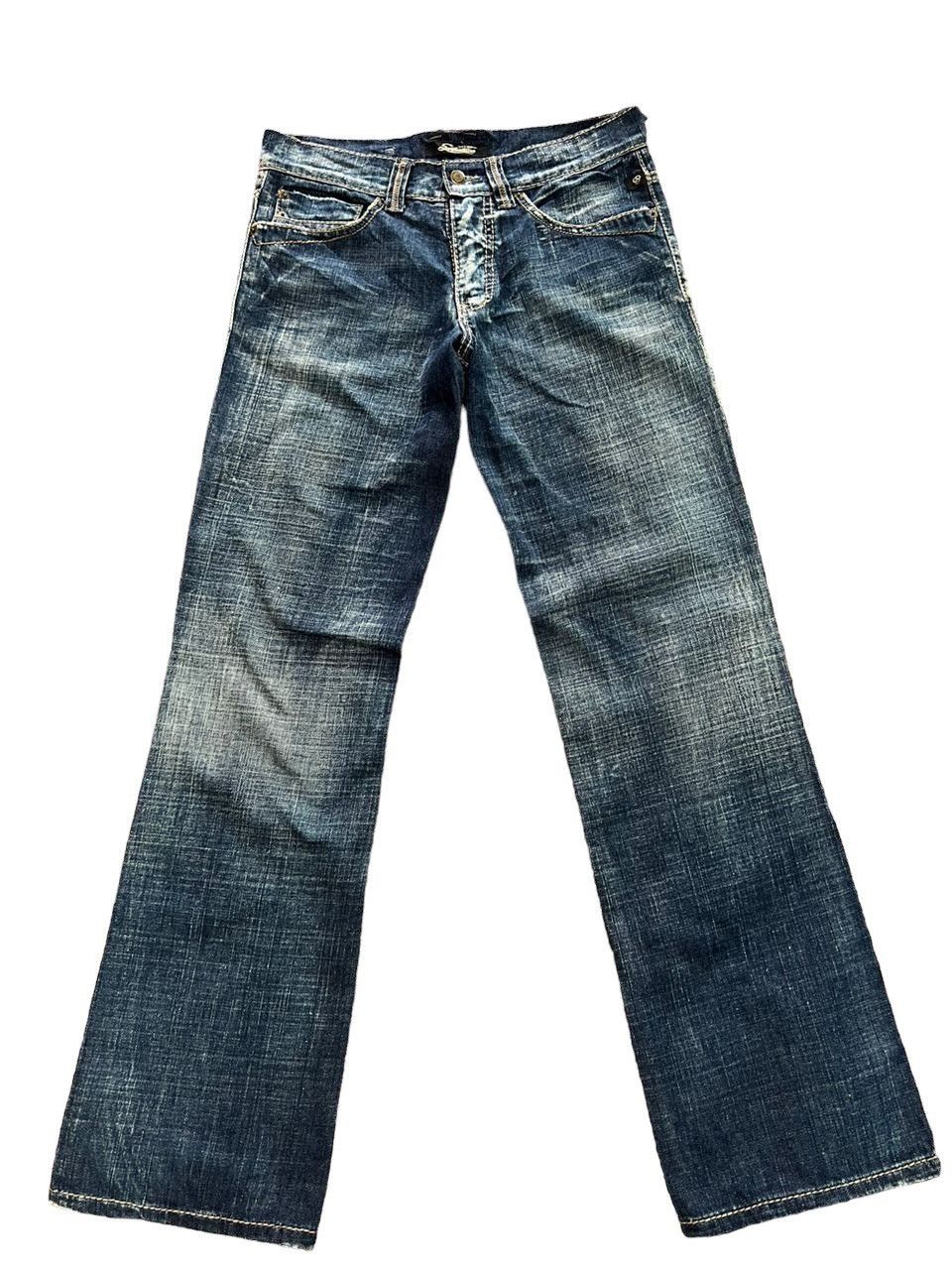 Vintage Serfortaine Relaxed Wide Leg California Twisted Seams Jeans Size US 34 / EU 50 - 1 Thumbnail