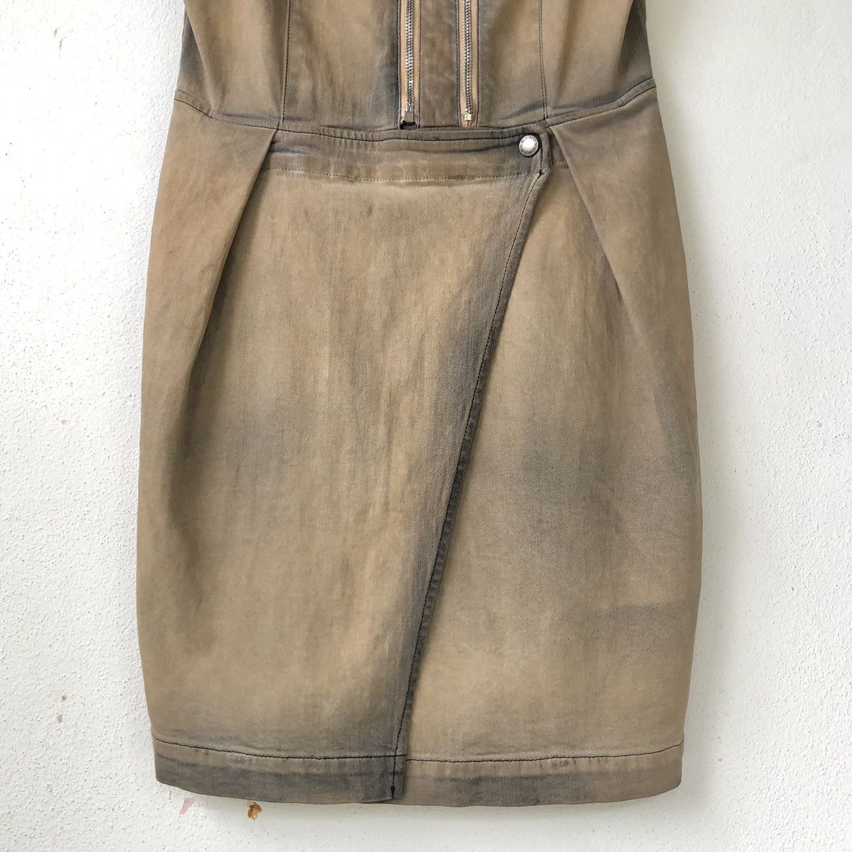 Diesel DIESEL Black Label Distressed Denim Dress Size M / US 6-8 / IT 42-44 - 5 Thumbnail
