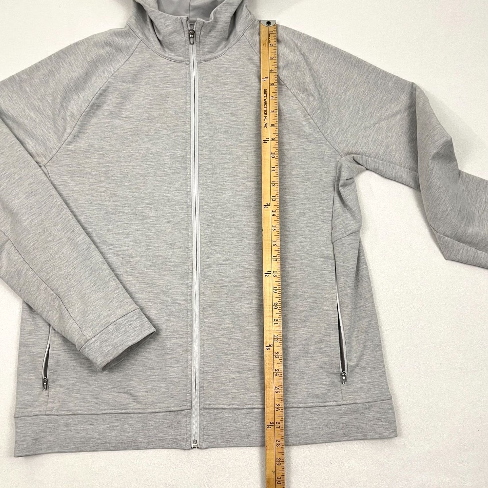 Lululemon Lululemon City Sweat Zip Hoodie Mens XL Gray Active Athleisure Jacket Size US XL / EU 56 / 4 - 4 Thumbnail