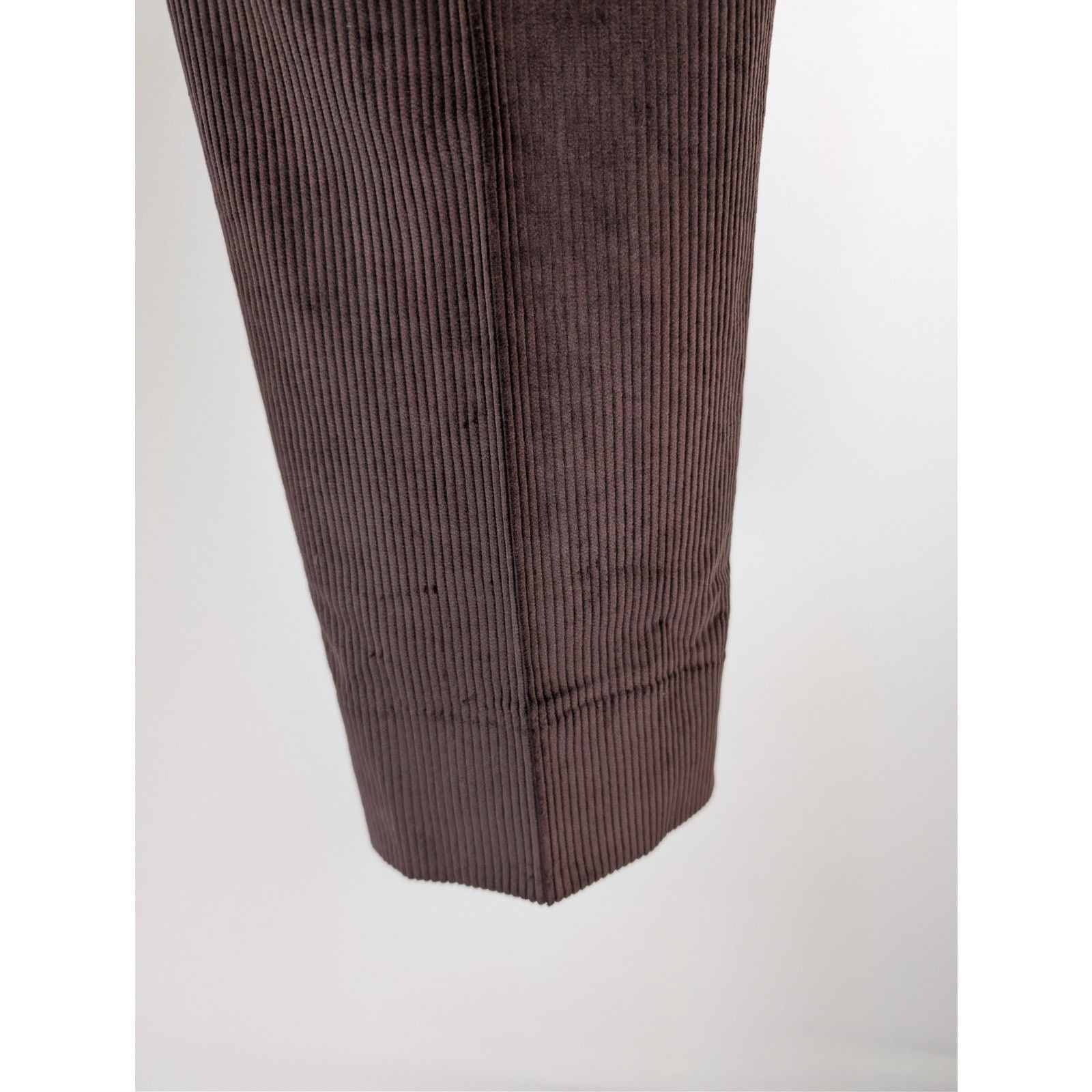 Canali o1rshd1 CC20 Corduroy Stretch Cotton Pants in Chocolate Size US 32 / EU 48 - 15 Thumbnail