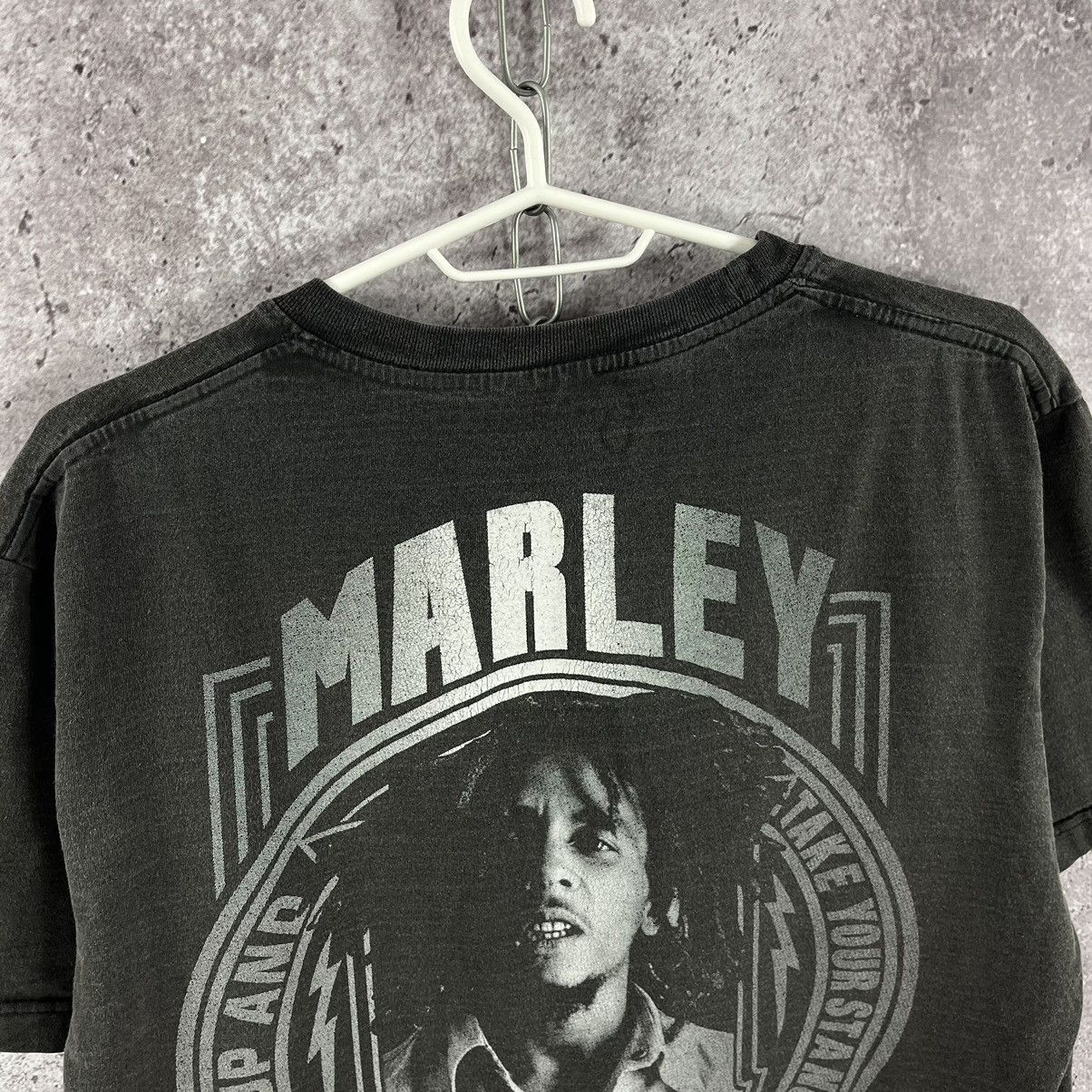 Band Tees × Bob Marley × Vintage Bob Marley Vintage 90’s Double Big Logo Heavy Cotton Size L Size US L / EU 52-54 / 3 - 8 Thumbnail