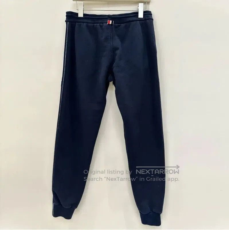 Thom Browne Thom Browne Navy Striped Cotton Lounge Pants . Size 27" / US 4 / IT 40 - 3 Thumbnail