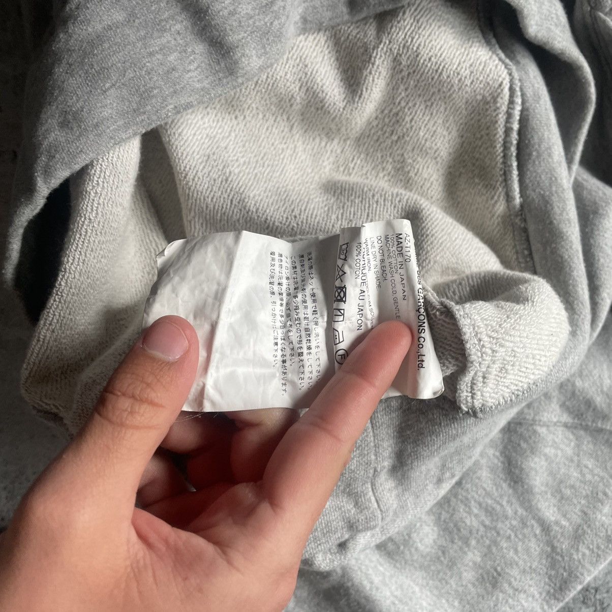Comme des Garcons × Vintage Vintage Come Des Garçons Basic Gray Hoodie Size US S / EU 44-46 / 1 - 7 Thumbnail