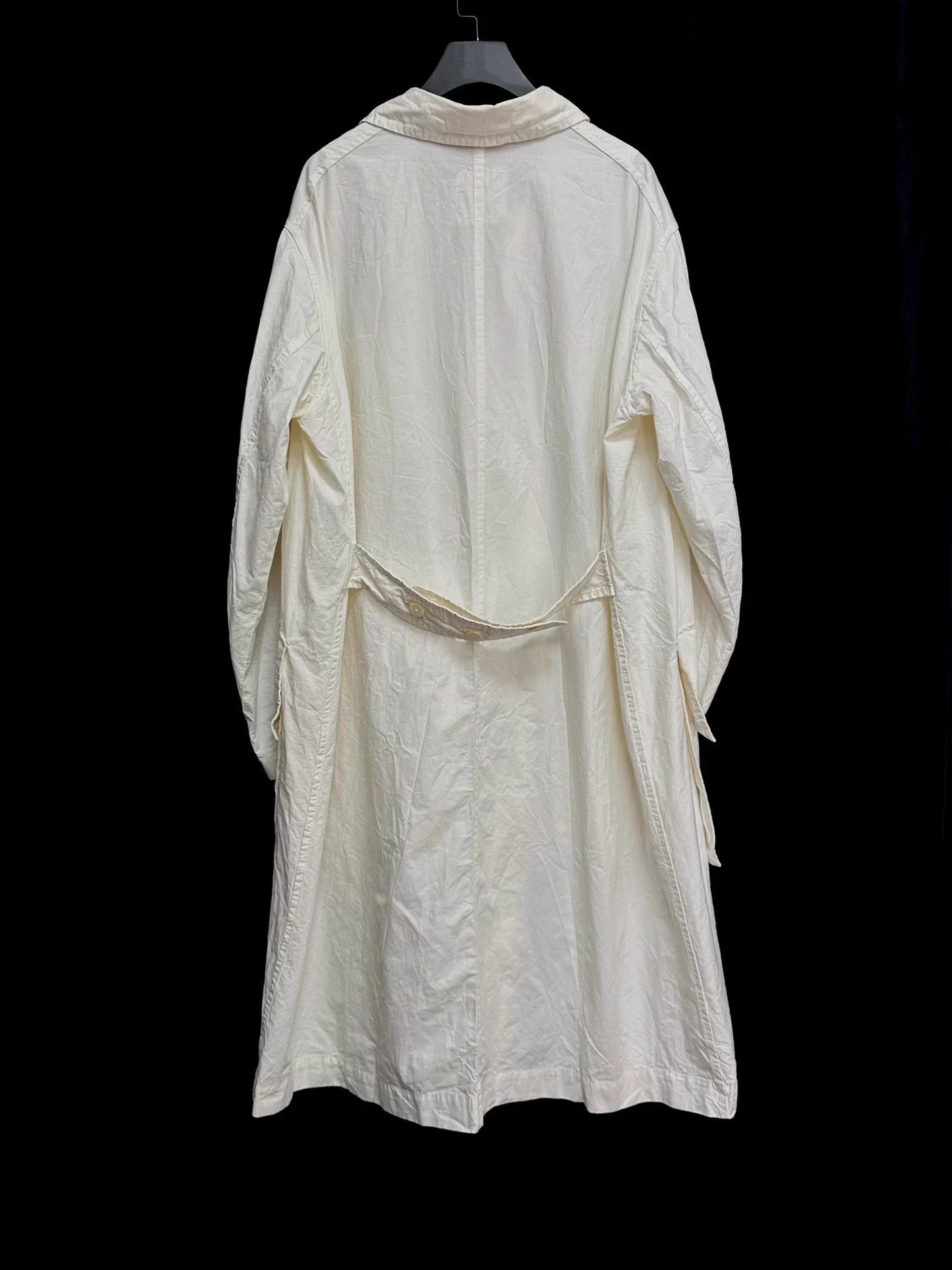 Other Chez VIDALENC milky white paper-cotton oversize coat Size US M / EU 48-50 / 2 - 2 Thumbnail