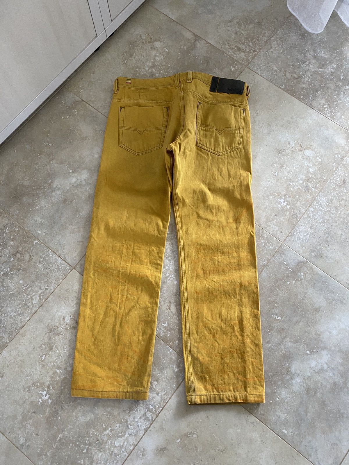 Diesel Vintage Diesel Yellow Jeans Flared Washed Limited Japanese Size US 36 / EU 52 - 1 Thumbnail