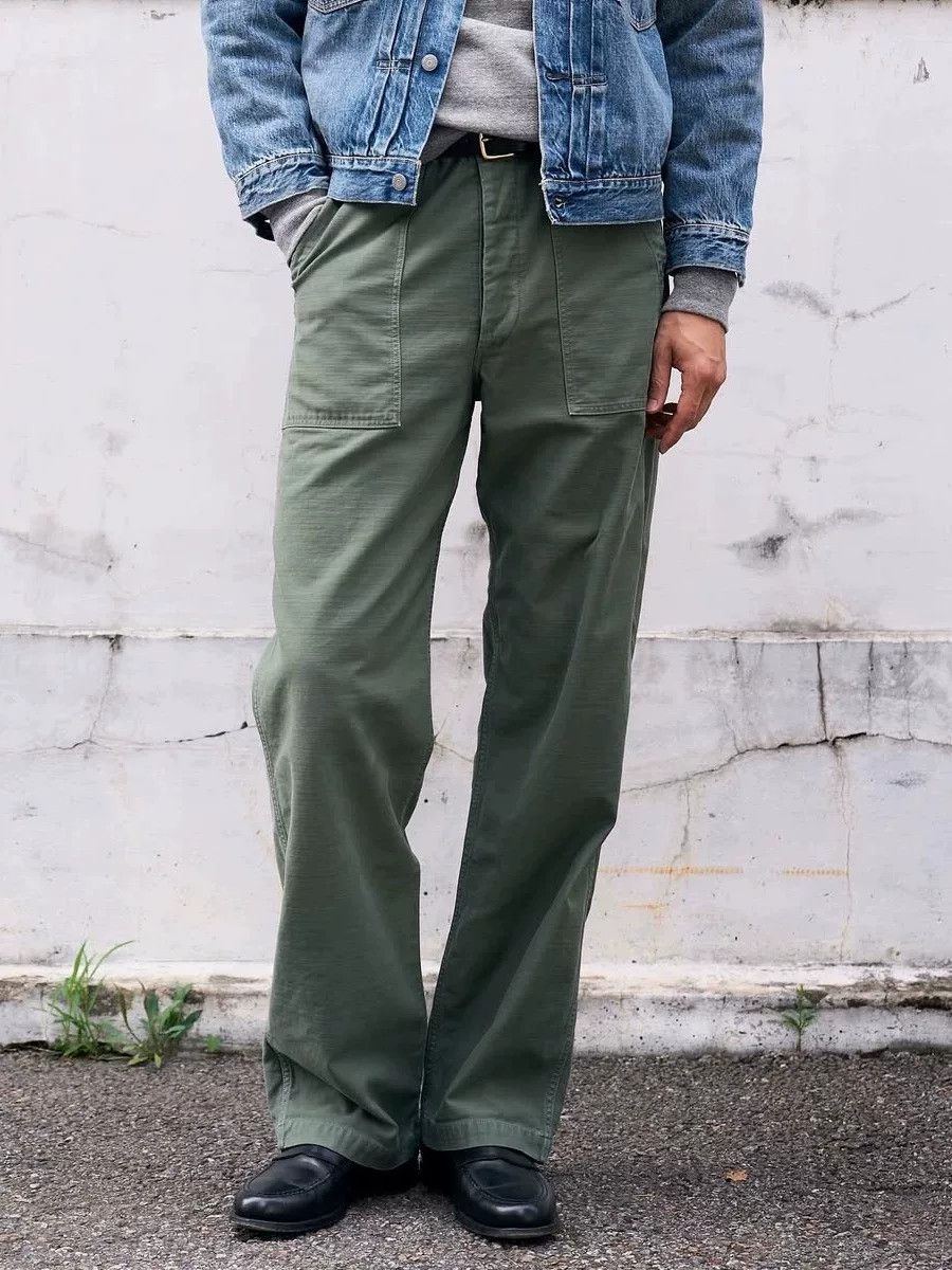 Full Count & Co. Classic OG107 Cotton Work Pants Size US 34 / EU 50 - 1 Thumbnail
