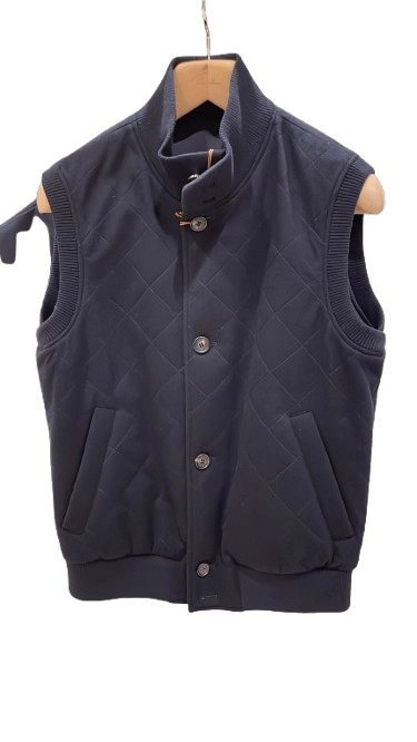 Loro Piana o1srvl11e0125 Reversible Vest in Blue Size US M / EU 48-50 / 2 - 1 Thumbnail