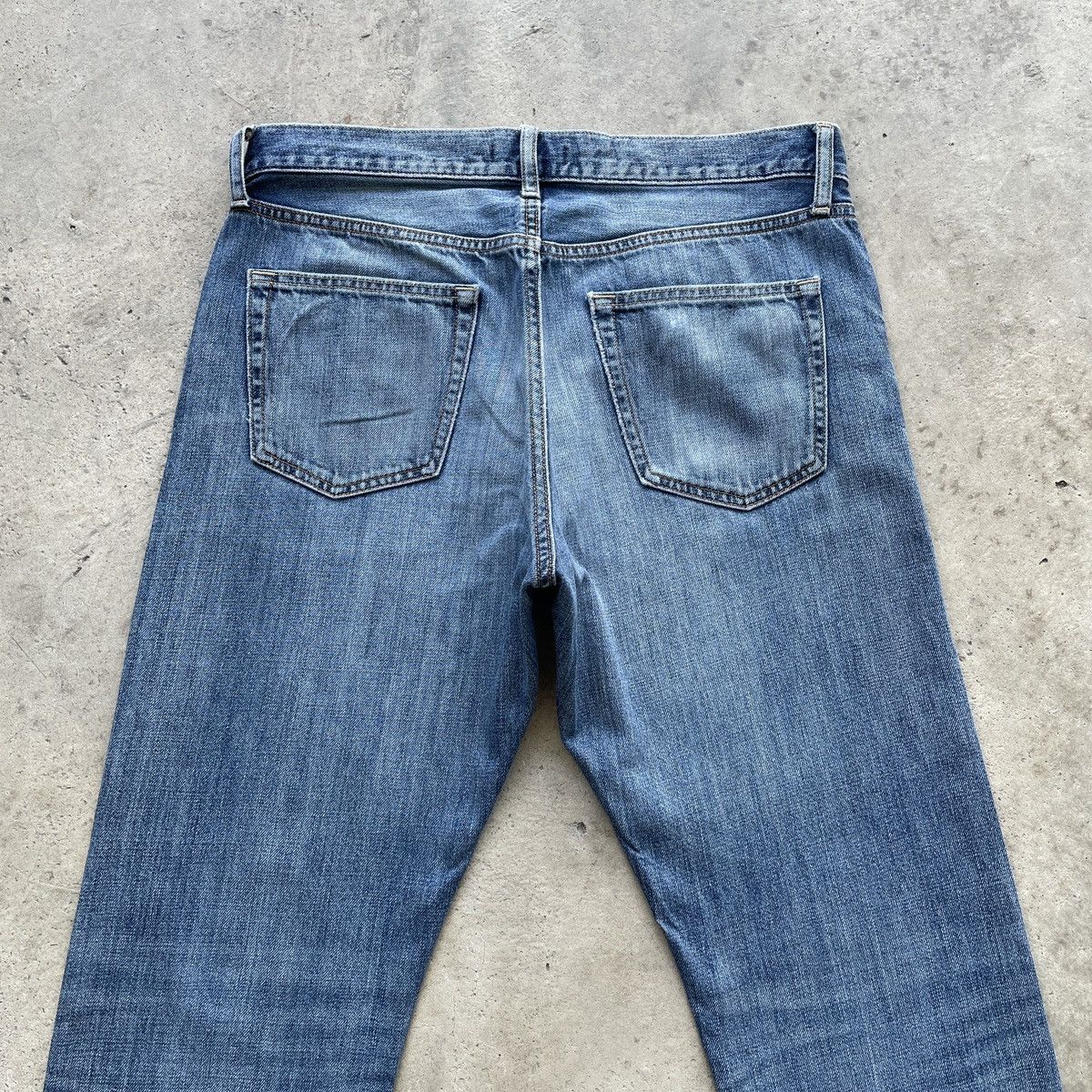 Japanese Brand Vintage Japanese Selvedge Distressed Faded Jeans Denim Pants Size US 33 - 9 Thumbnail