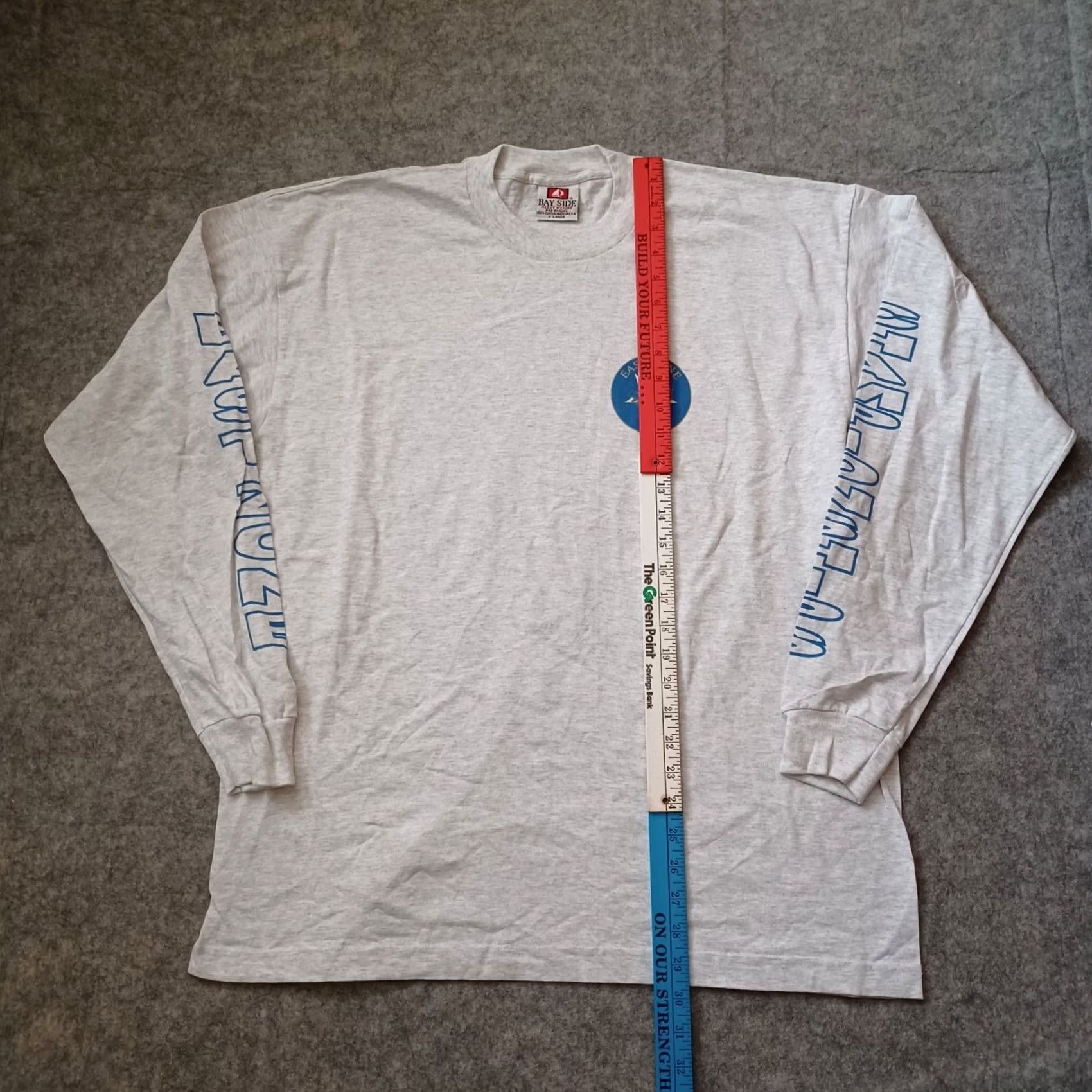 Vintage VINTAGE Bay Side East Zone Championships T Shirt Men Gray XL Long Sleeve USA Sports Logo Crew Neck Size US XL / EU 56 / 4 - 7 Thumbnail