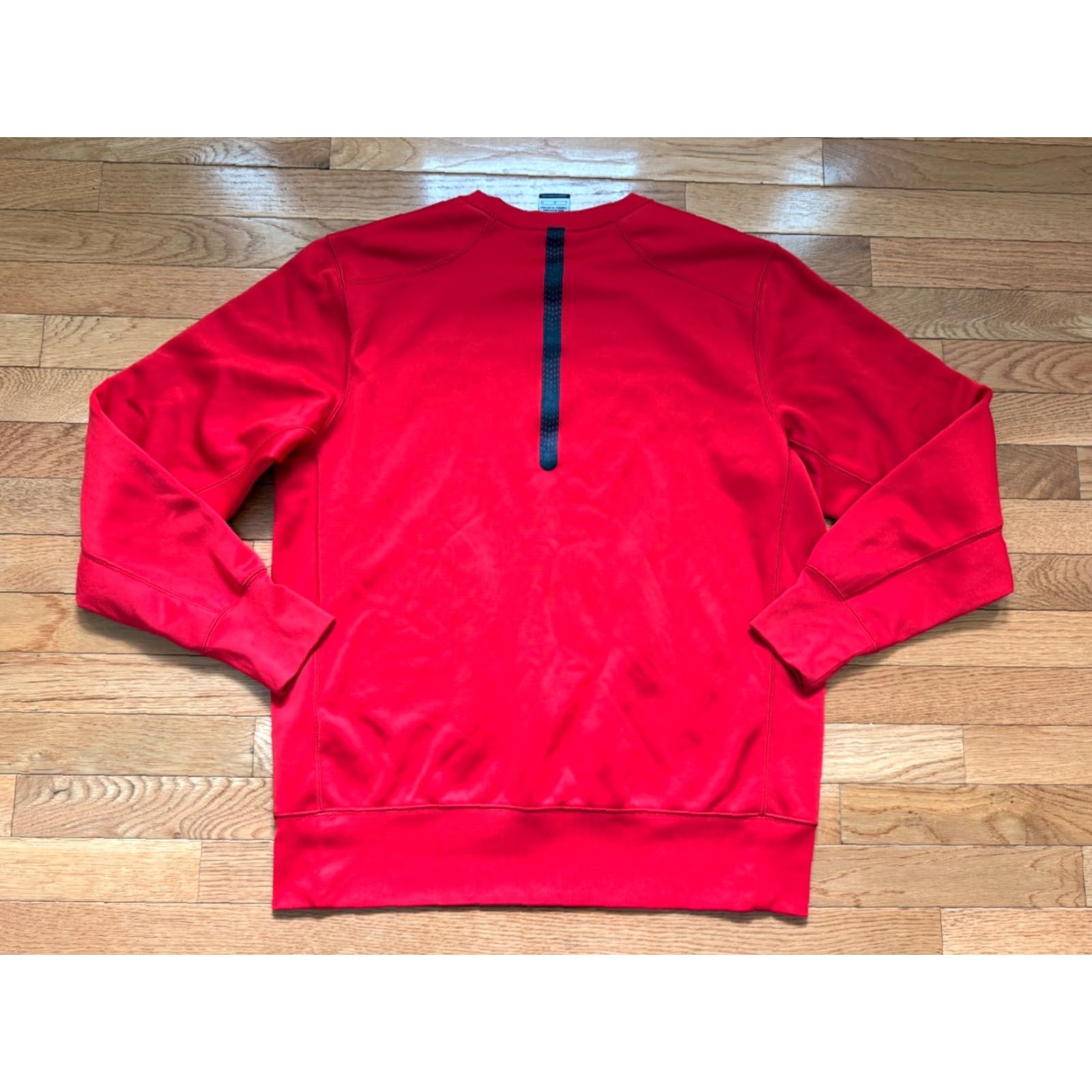 Nike VINTAGE Nike Mens Red Ohio State Therma Fit Crewneck Sweatshirt L Size US L / EU 52-54 / 3 - 2 Thumbnail