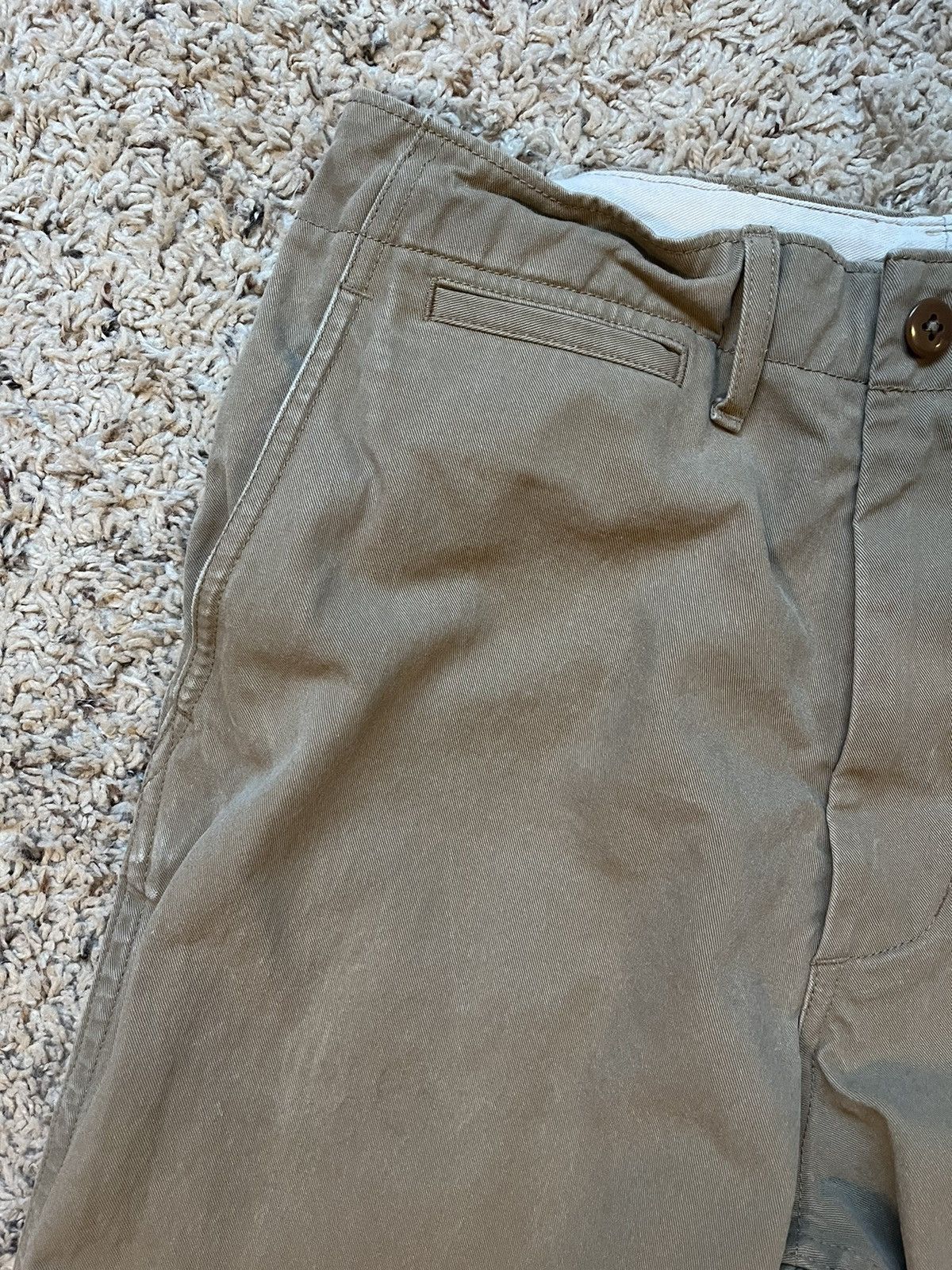 Japanese Brand Beams Officer Chinos Size US 29 - 5 Thumbnail