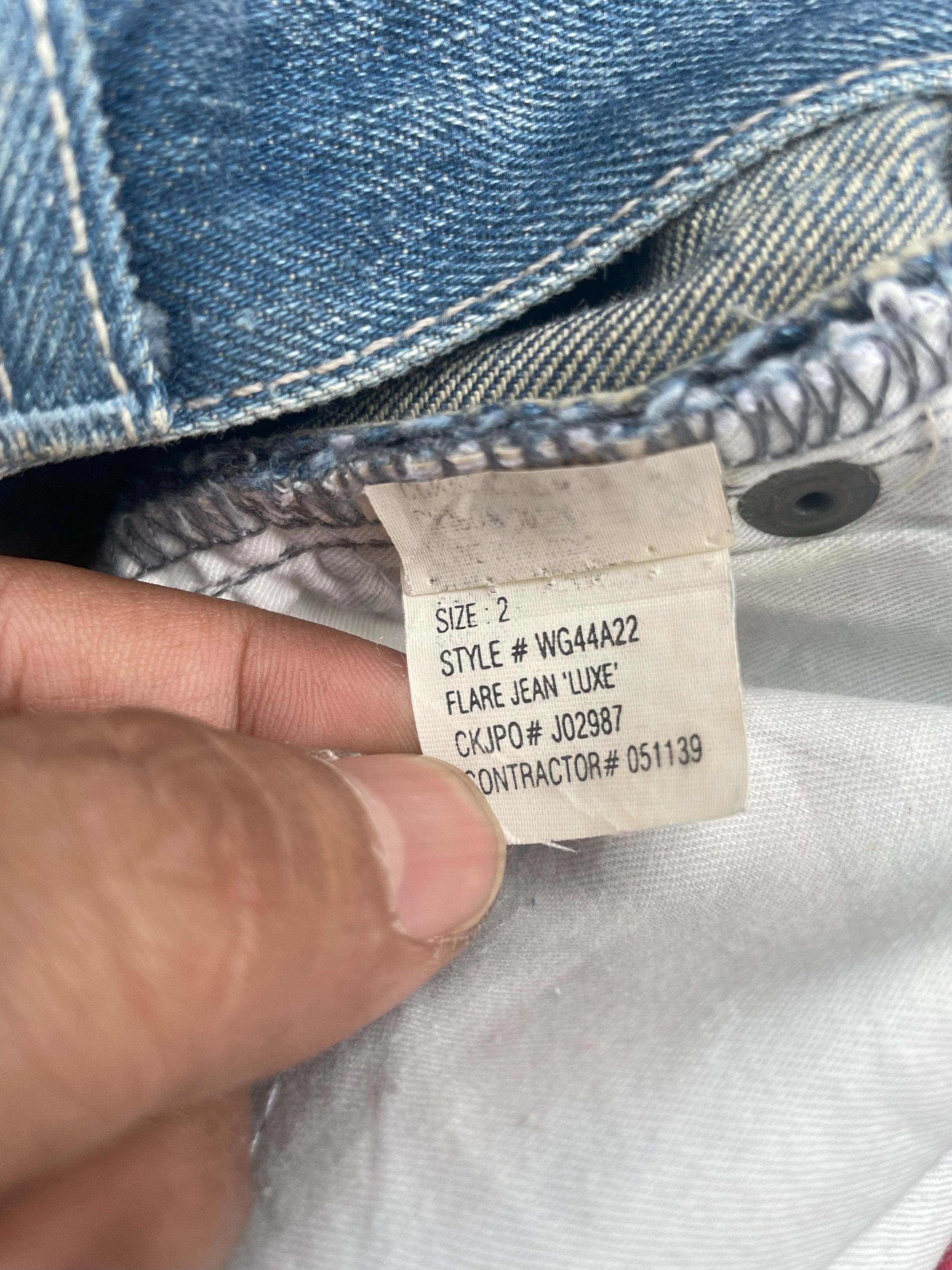 Calvin Klein Vintage Flare Calvin Klein Distresed Denim Size 28" / US 6 / IT 42 - 16 Thumbnail