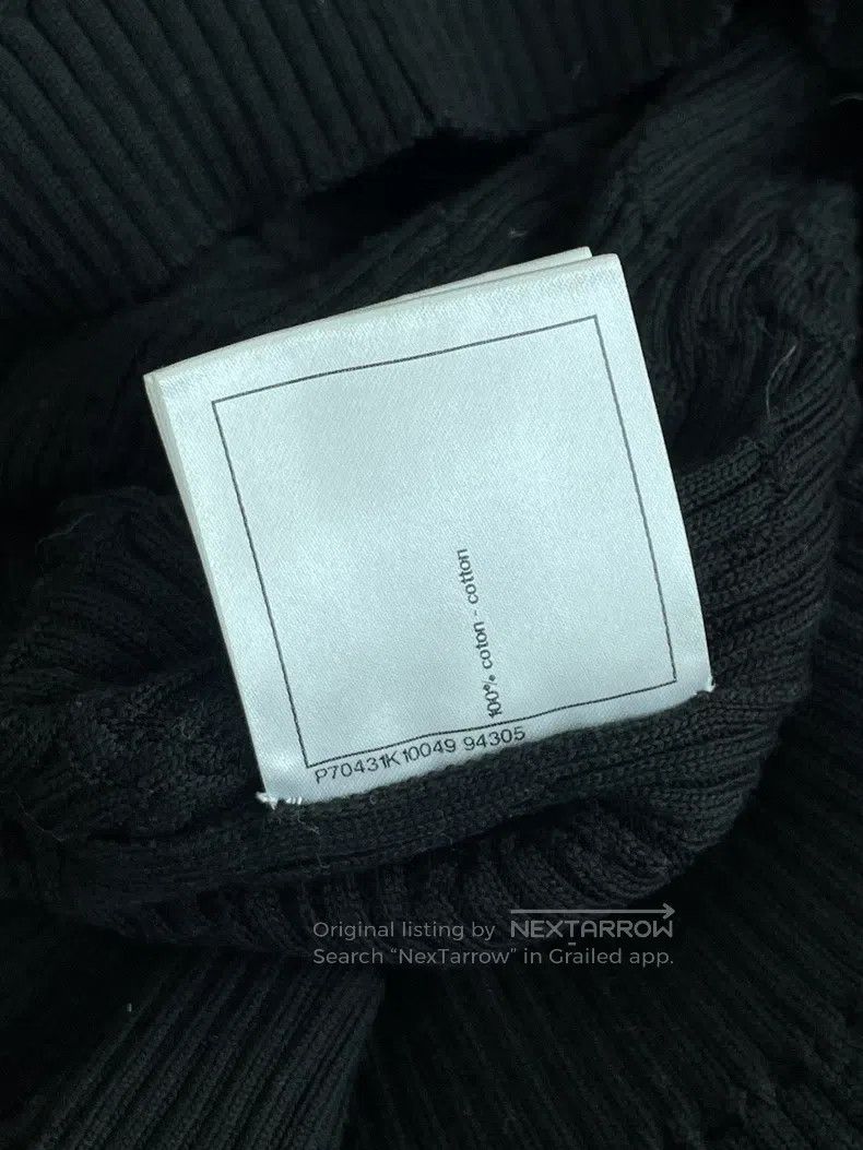 Chanel Chanel Black dark pattern full double C full logo knitted Size XXS / US 00 / IT 34 - 6 Thumbnail