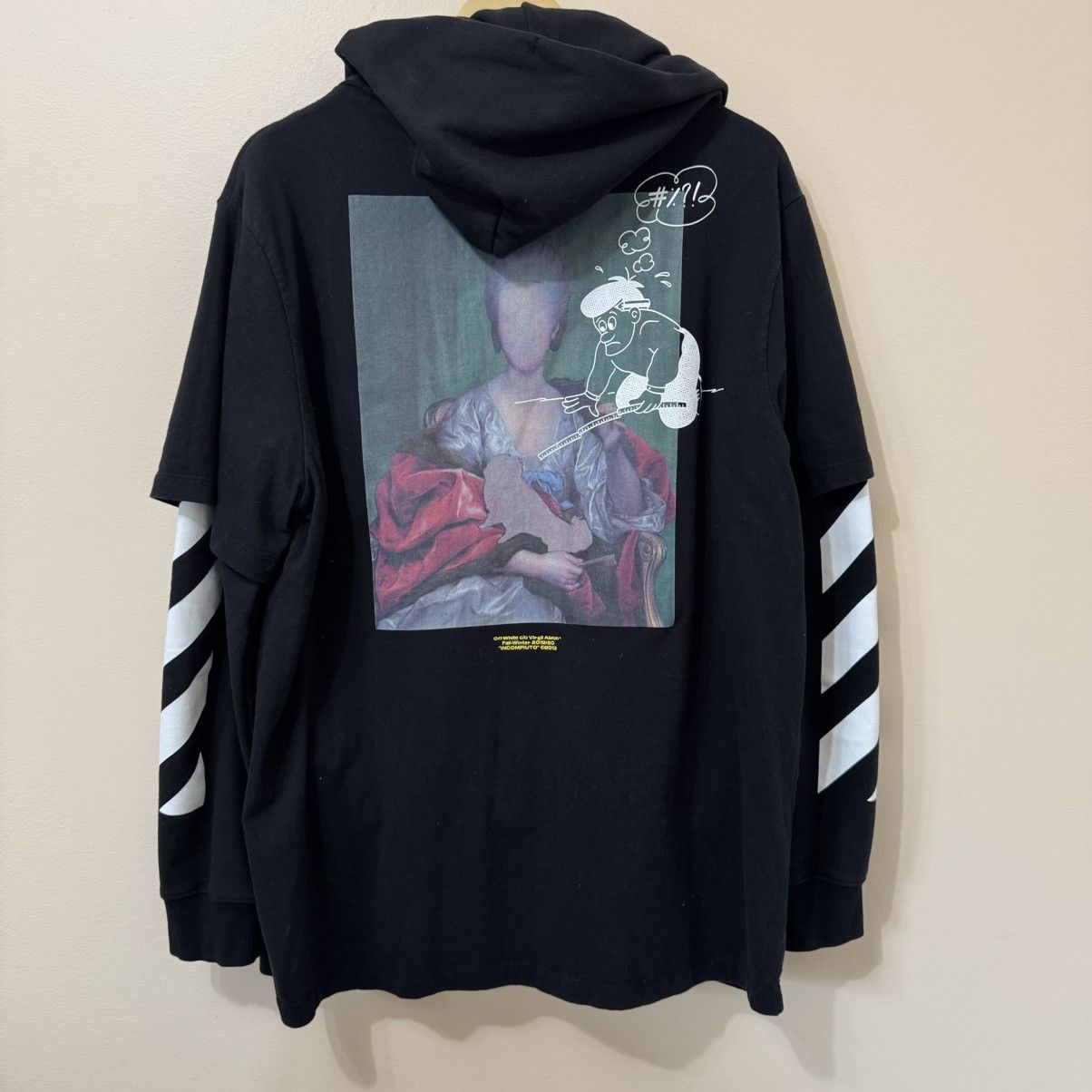 Off-White Off White Double Layered Hoodie Size US M / EU 48-50 / 2 - 7 Thumbnail