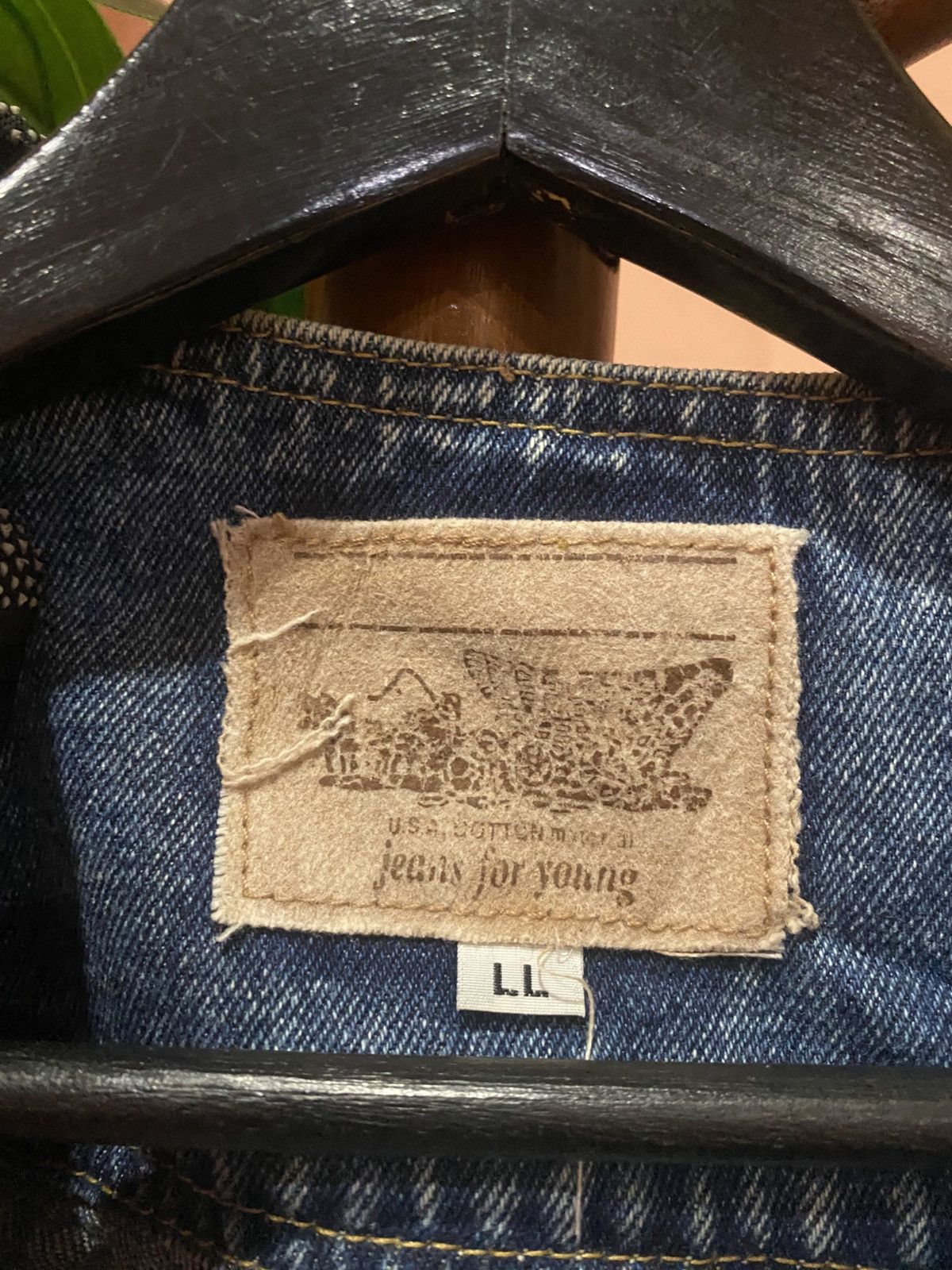 Vintage Vintage MANX Denim Utility Vest Workwear, Multi-Pocket Size US L / EU 52-54 / 3 - 8 Thumbnail