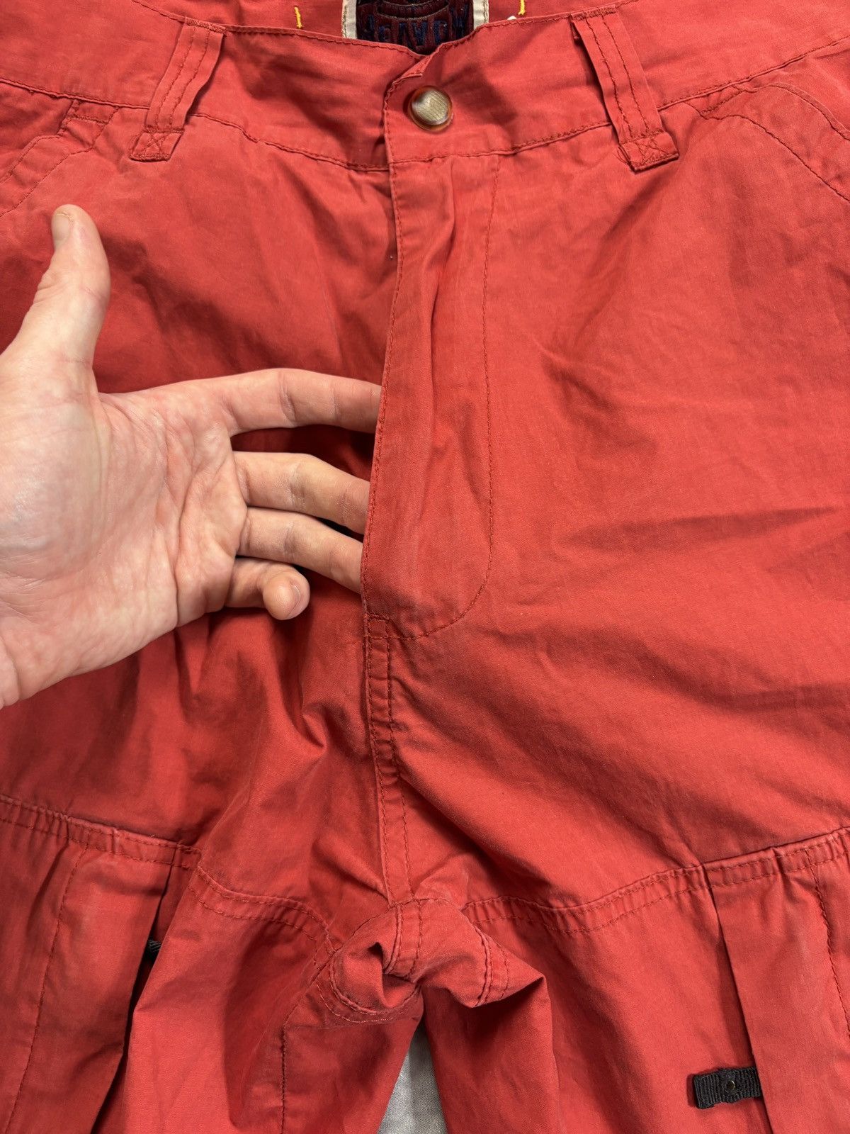 Other × Vintage 1990s Nylon Cargo Pants Vintage Convertible Zip Off Shorts Size US 32 / EU 48 - 6 Thumbnail