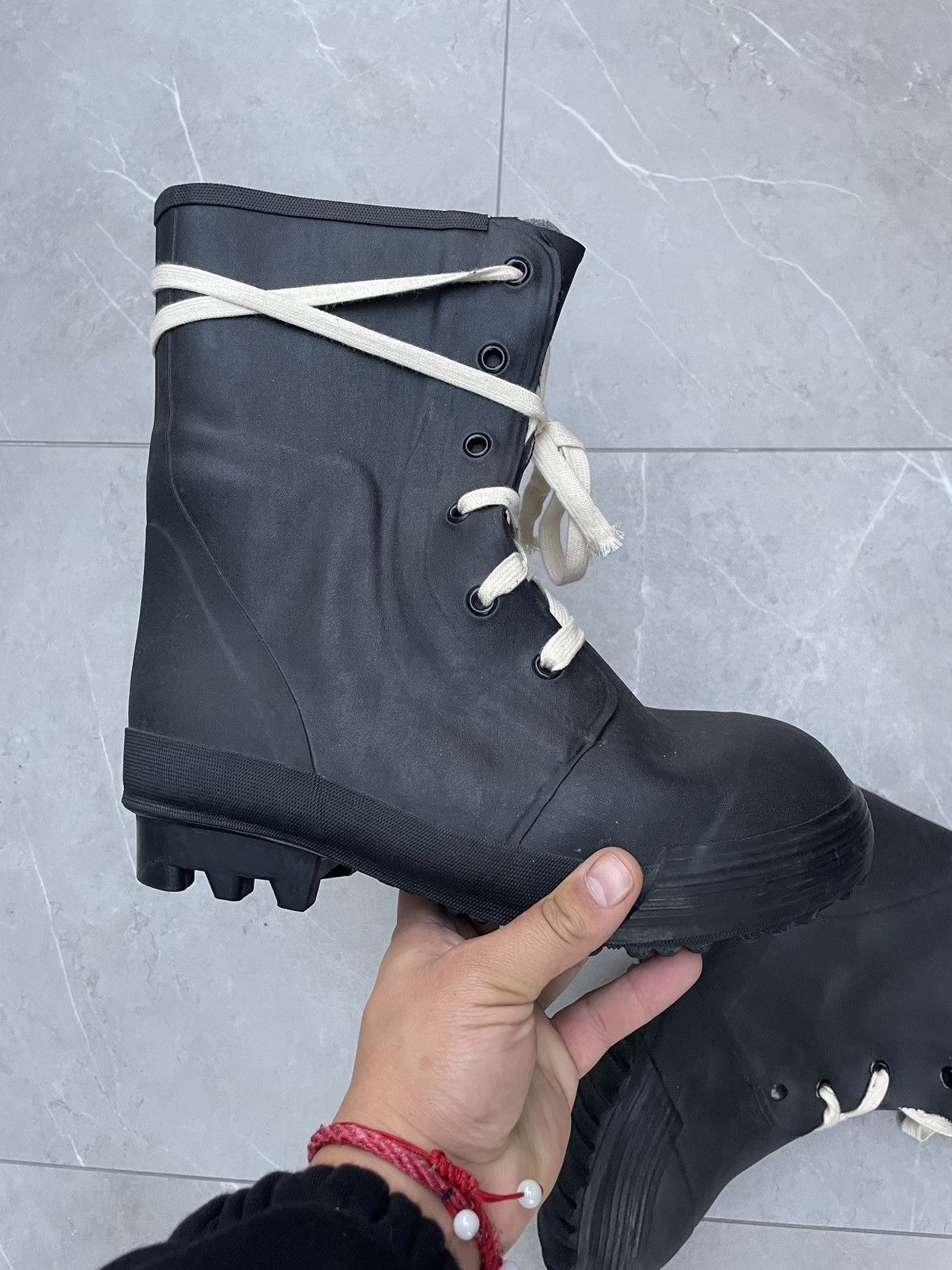 Vintage 1970s Vintage Military Black Combat Bunny Boots Size US 10.5 / EU 43-44 - 14 Thumbnail