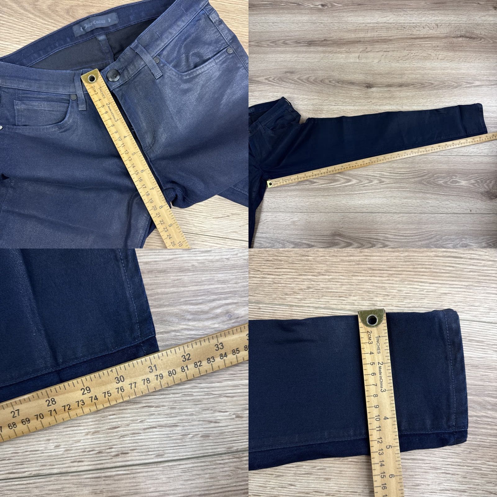 Juicy Couture Juicy Couture Jeans Womens Skinny Low Rise Denim Blue 27 Size 31.5 Inseam Size 27" / US 4 / IT 40 - 8 Thumbnail