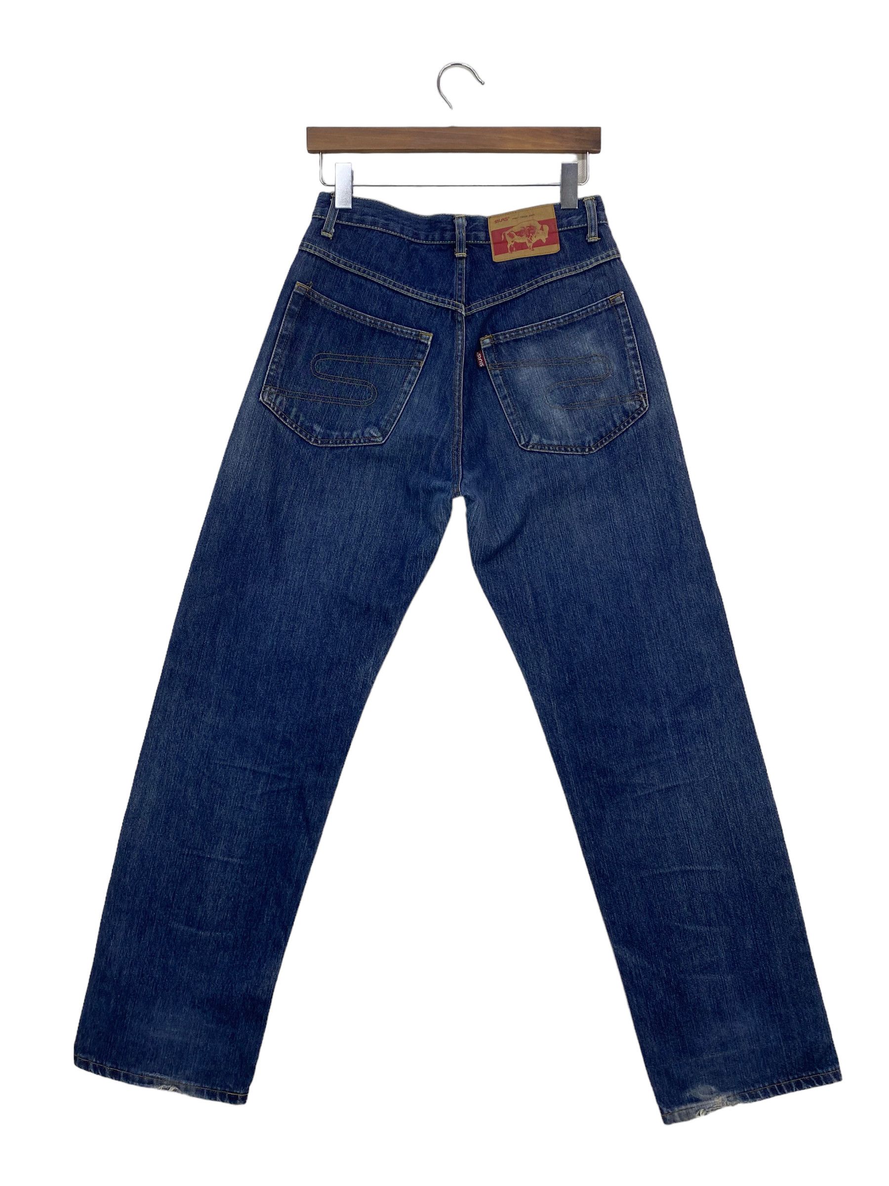 image of Distressed Denim Silas Jeans Silas Distressed Japanese Jeans Pants Japan Made in Blue (Size 29)