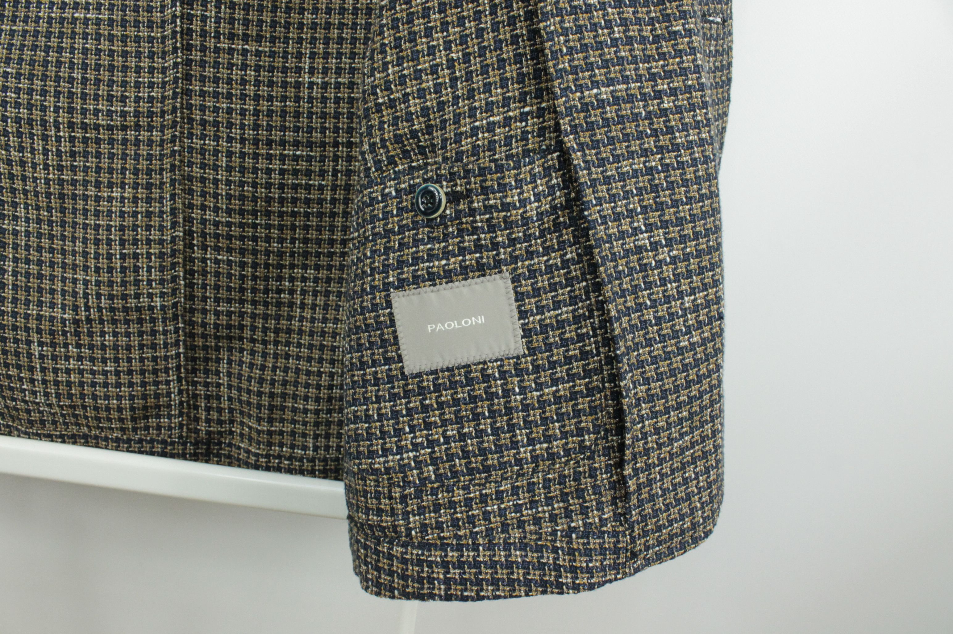Paoloni Paoloni Knit Cotton Linen Sport Coat Blazer Jacket Men's Size US M / EU 48-50 / 2 - 10 Thumbnail