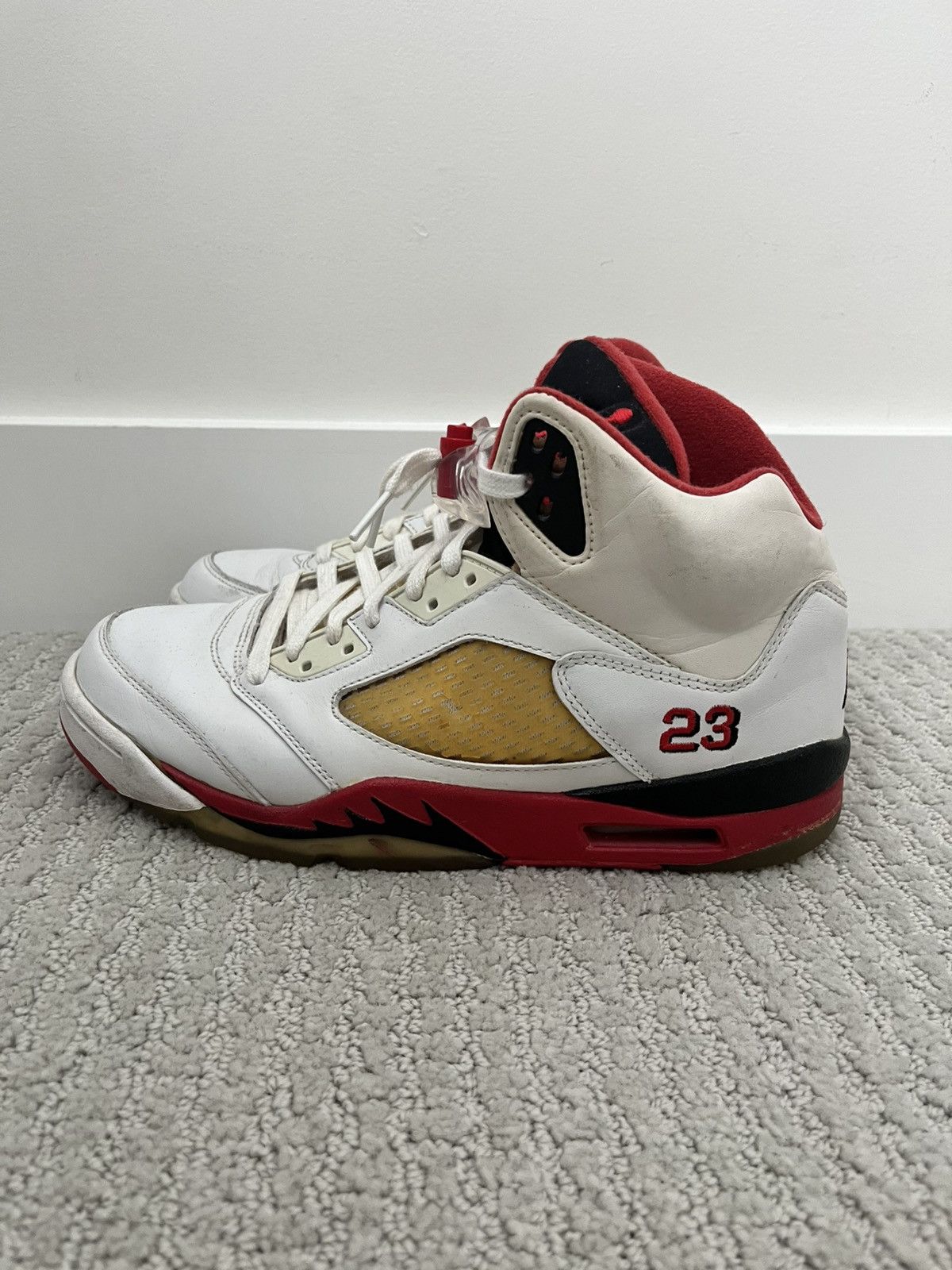 Air Jordan OG Fire Red (Black Tongue) Size US