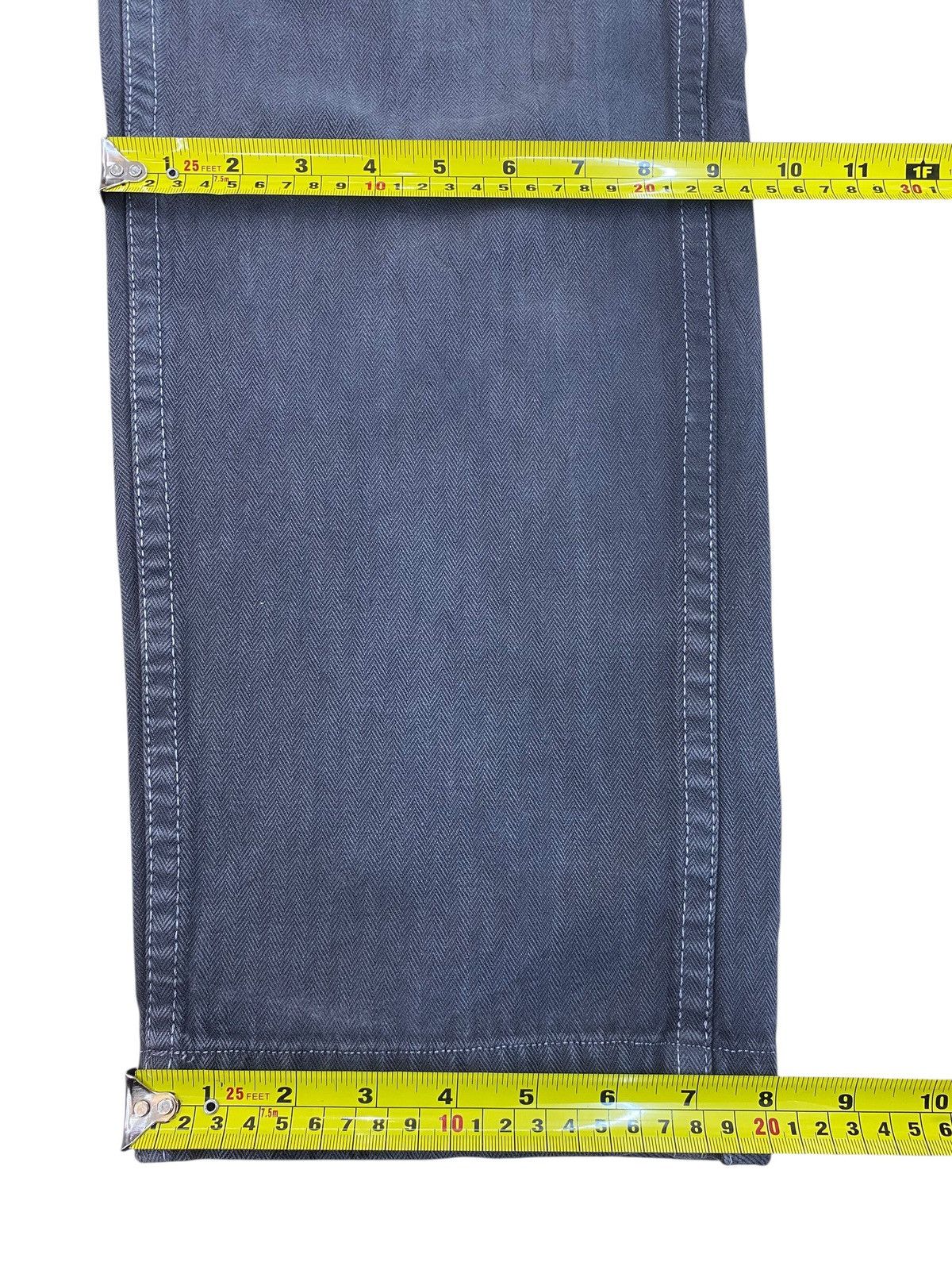Japanese Brand Japanese Brand Faded Black Double Knee Style Jeans Size US 28 / EU 44 - 6 Thumbnail