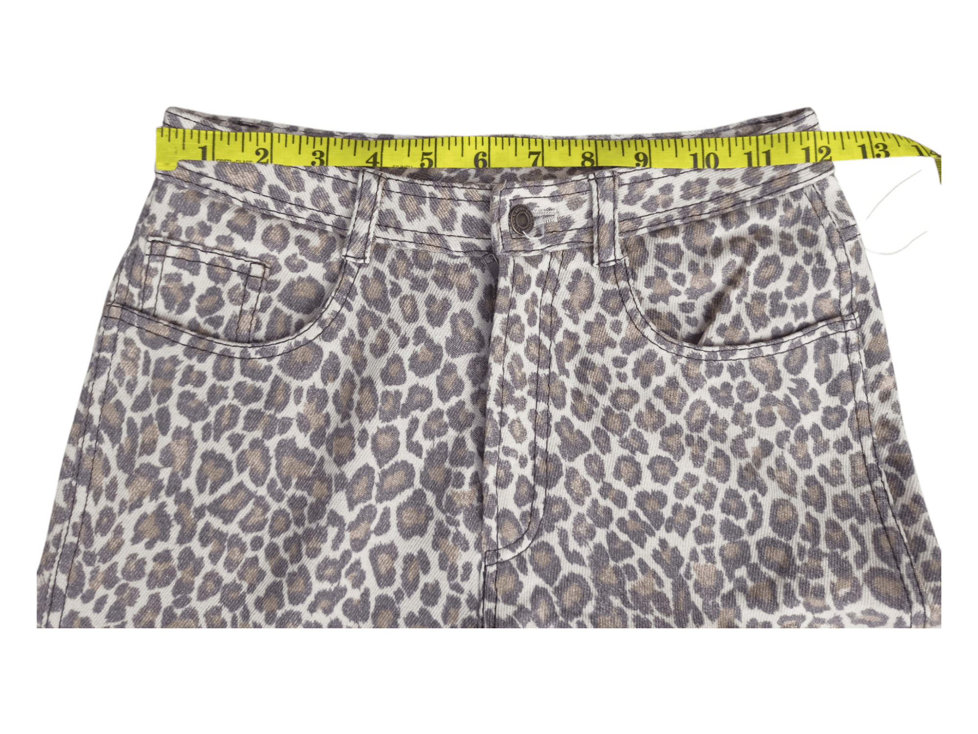 Japanese Brand GK Leopard Design Lace Up Flare Pants Size 24" / US 00 / IT 34 - 14 Thumbnail