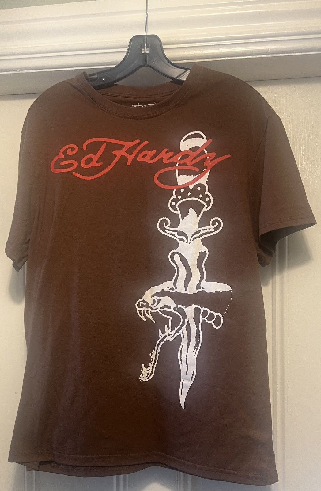 Ed Hardy Authentic Ed Hardy Cobra Knife Wolf Top Hat Ace Japan Cocoa Size US M / EU 48-50 / 2 - 1 Thumbnail