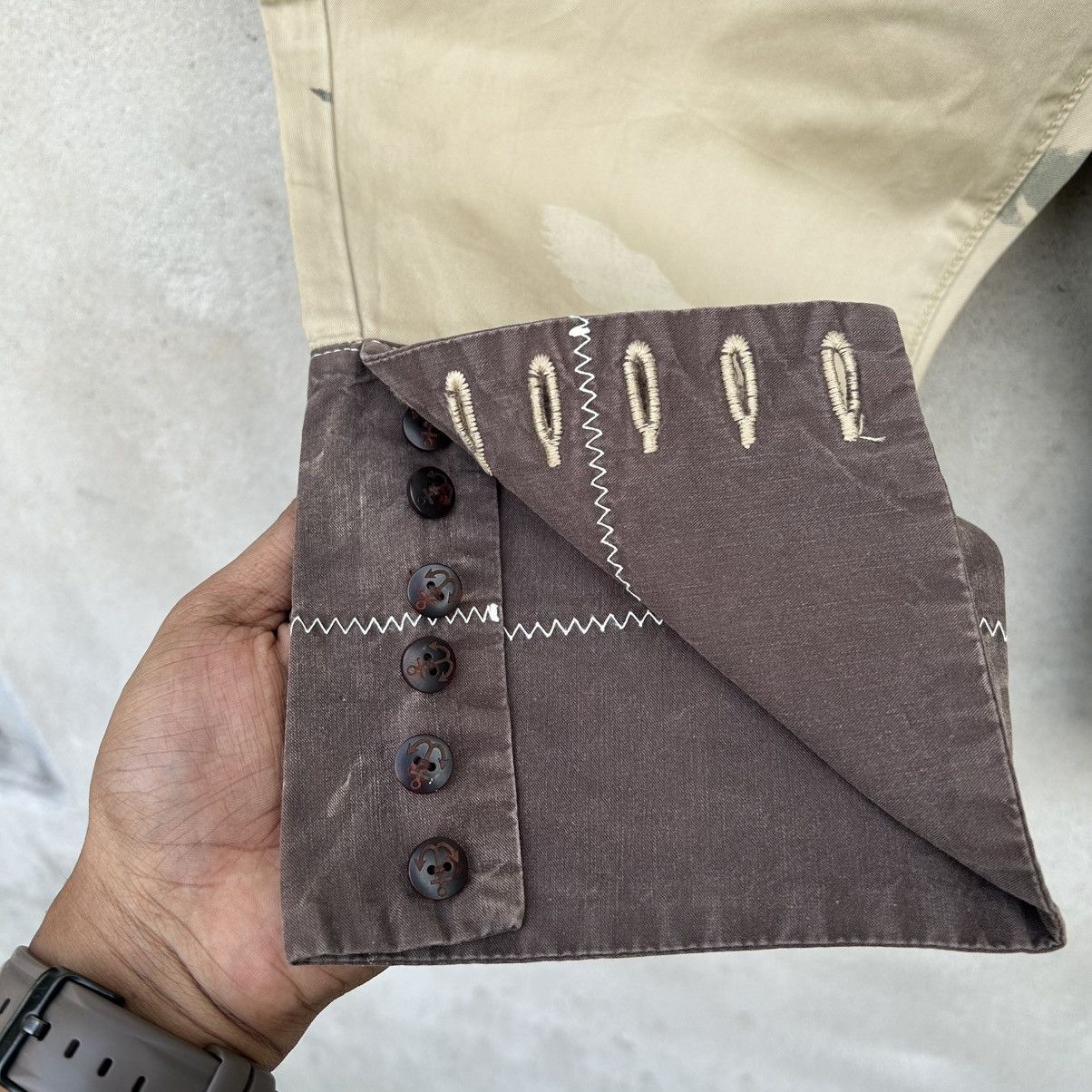 Kapital Kapital Grunge ShortCargo Size US 29 - 12 Thumbnail
