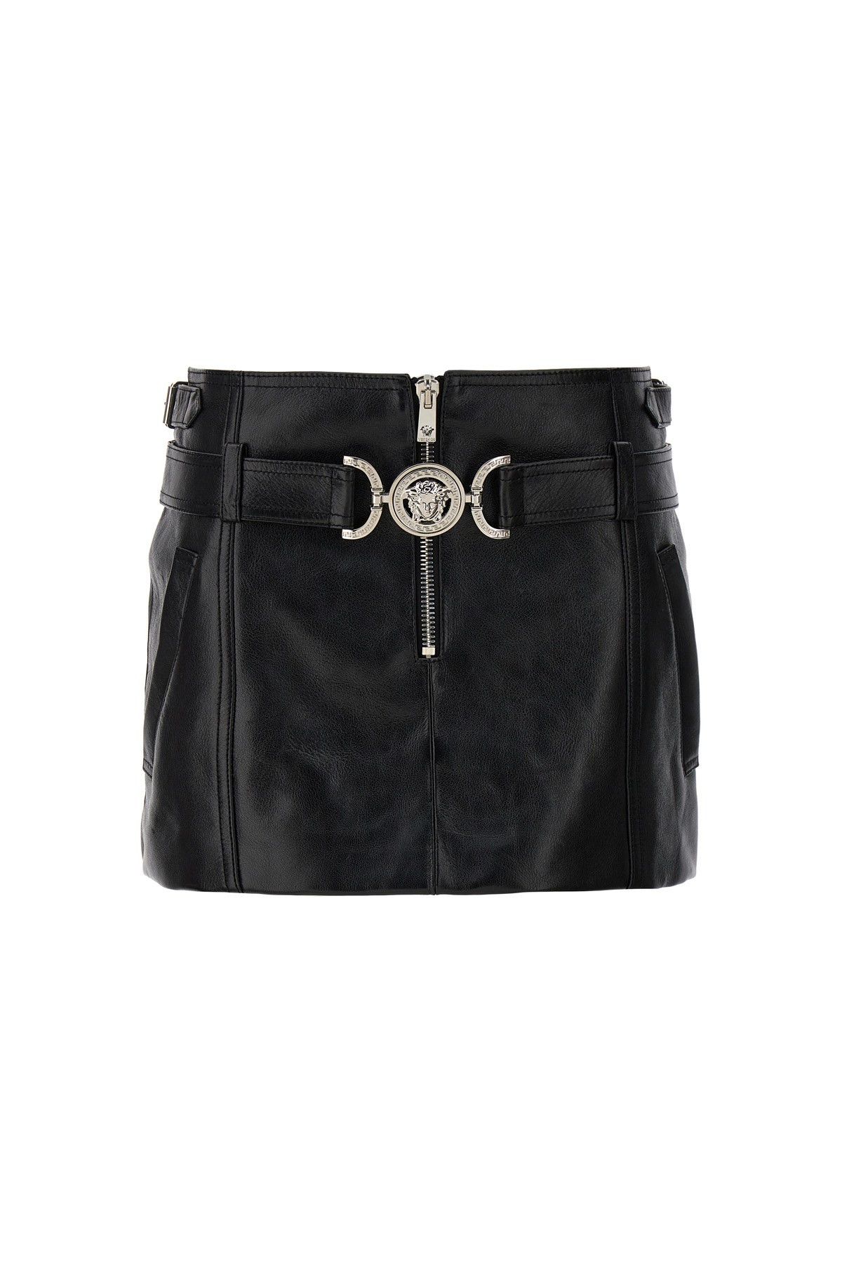 image of Versace 'medusa Biggie' Skirt in Black, Women's (Size 28)