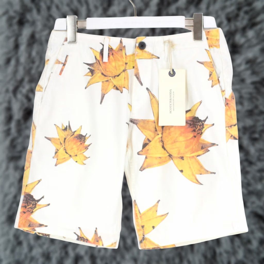 Scotch & Soda Scotch & Soda Theon Chino Printed Shorts Men's W28 Zip Casual Size US 28 / EU 44 - 1 Thumbnail