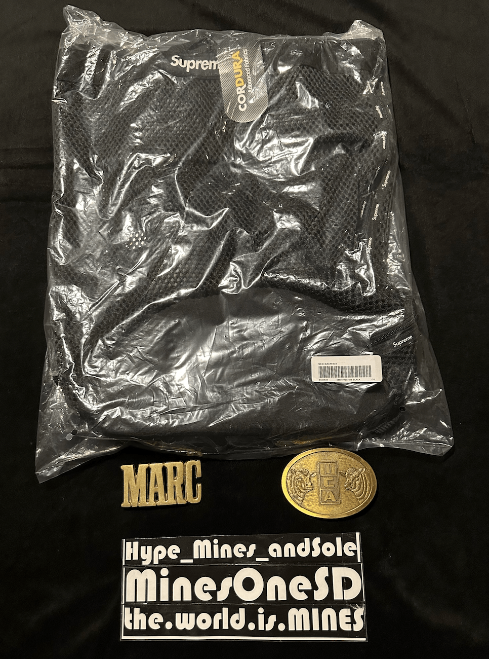 Supreme NWT Supreme Mesh Backpack - Black Size ONE SIZE - 5 Thumbnail