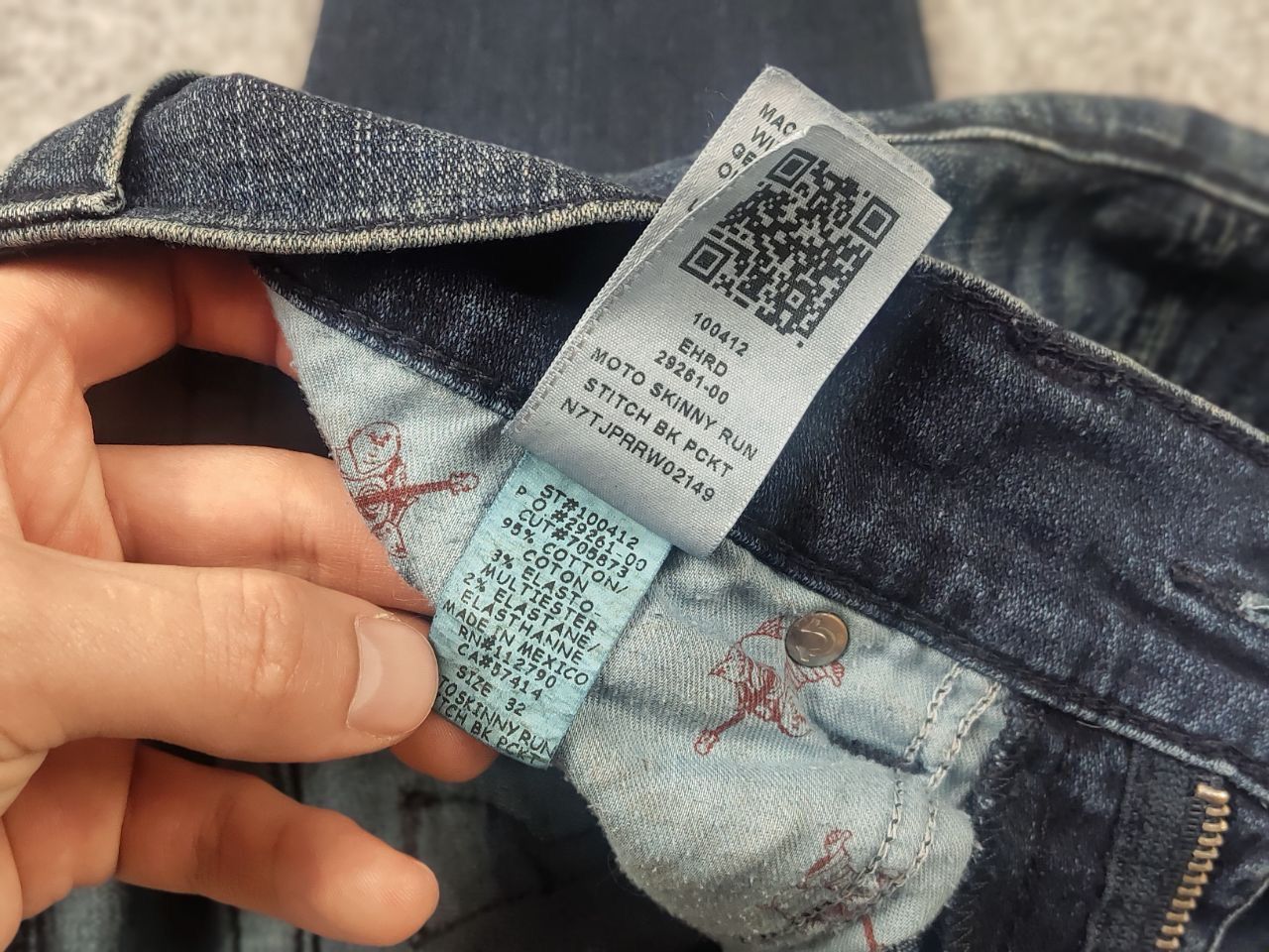 True Religion True Religion moto jeans Faded denim Logo Vintage LGB Y2K Size US 32 / EU 48 - 17 Thumbnail