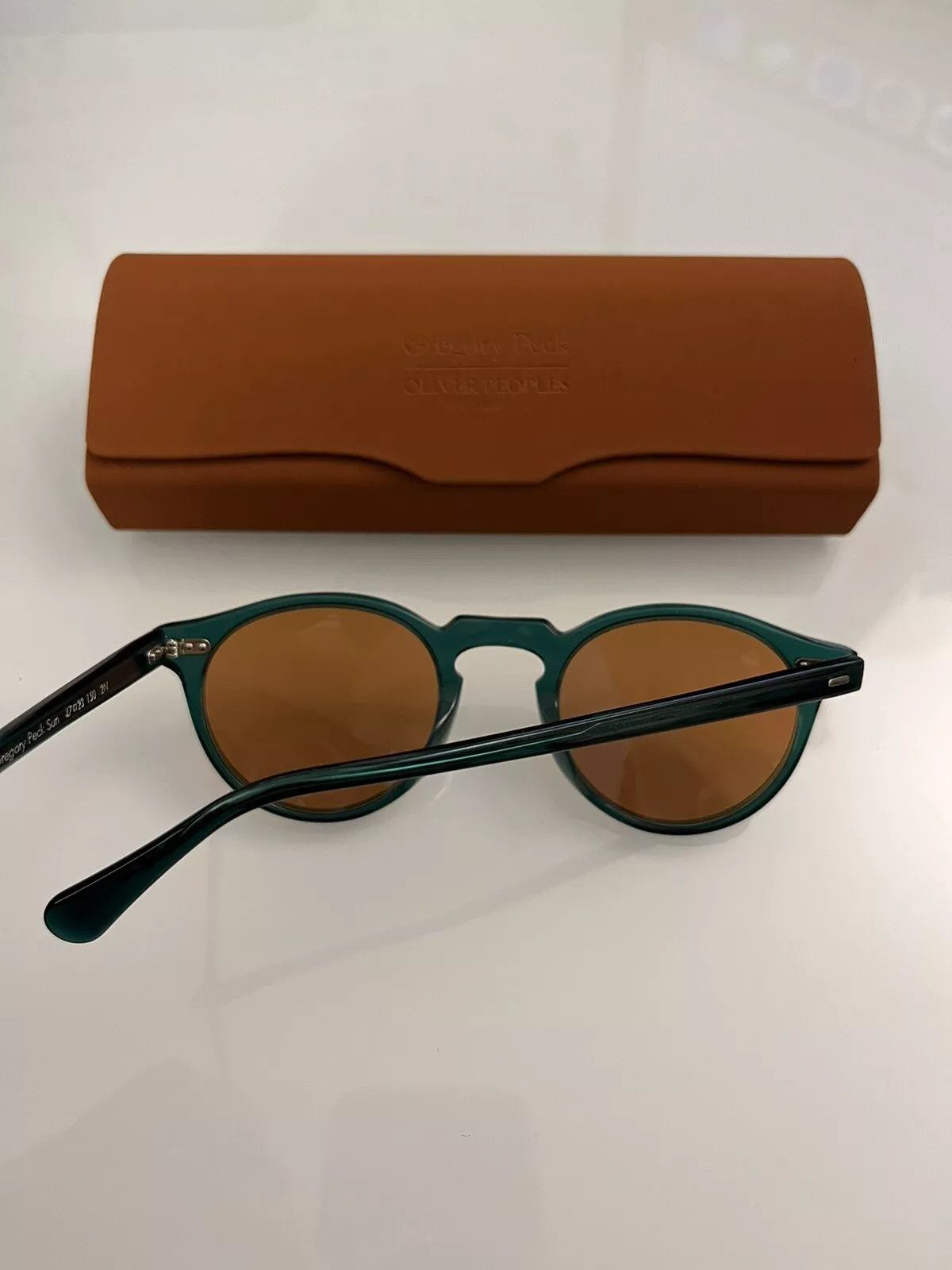 Oliver Peoples Oliver Peoples Gregory Peck Sun Rust/ Green Photo Size ONE SIZE - 7 Thumbnail