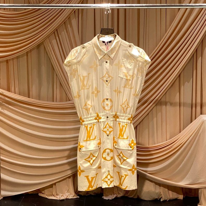 Louis Vuitton Louis Vuitton Ombré full print silk dress Size XS / US 0-2 / IT 36-38 - 2 Thumbnail