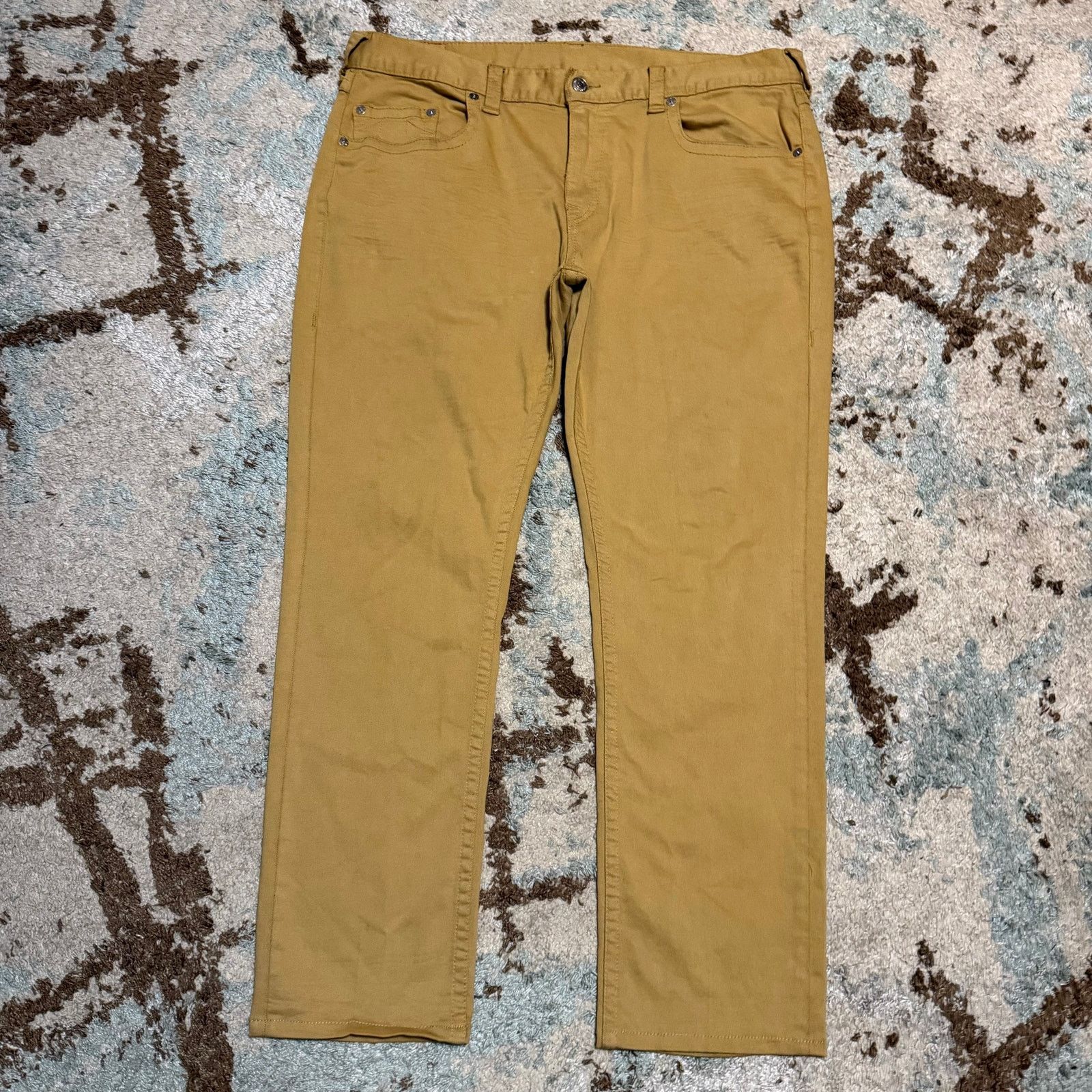 True Religion True Religion Mens Slim Khaki Pants Size 40x32 Streetwear Size US 40 / EU 56 - 2 Thumbnail