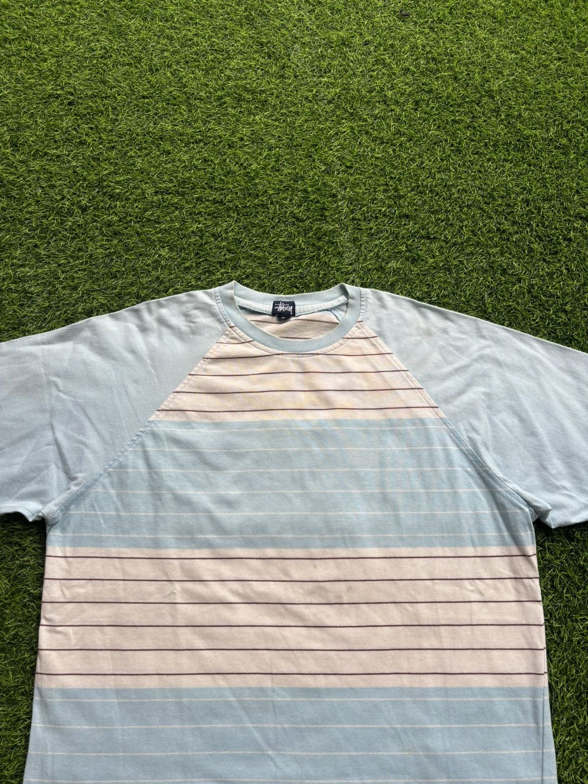 Stussy Vintage Stussy Tom tom Stripe Pocket Tshirt Size US L / EU 52-54 / 3 - 2 Thumbnail