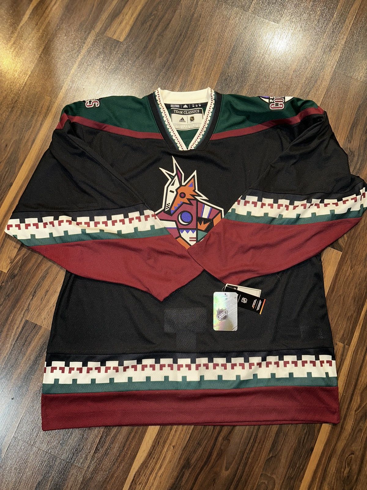 Adidas ADIDAS Phoenix Coyotes Stitch Patch Logo Jersey Size 56 2XL Size US XXL / EU 58 / 5 - 7 Thumbnail