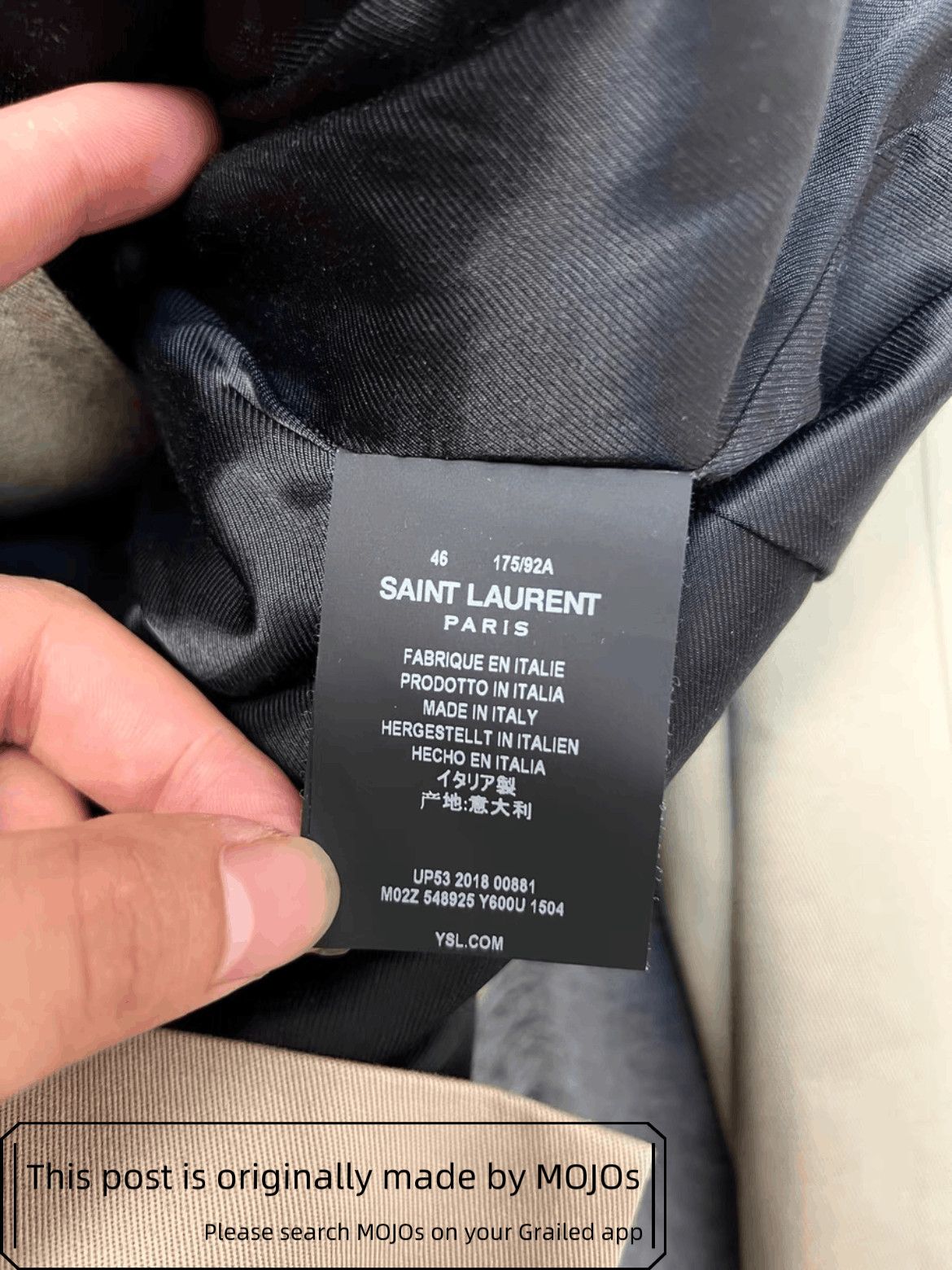 Saint Laurent Paris Sz 46 Saint Laurent Paris 19SS Trench Coat mojos9231309 Size US S / EU 44-46 / 1 - 6 Thumbnail