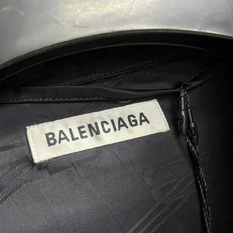 Balenciaga Balenciaga size 38 Black Full Print Logo Shirt Style Long Size M / US 6-8 / IT 42-44 - 5 Thumbnail
