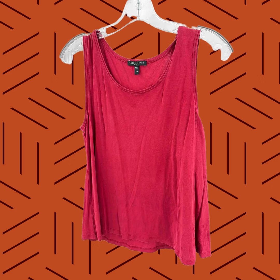 Eileen Fisher Pre-Owned Eileen Fisher Red Tank Top Medium Size M / US 6-8 / IT 42-44 - 1 Thumbnail