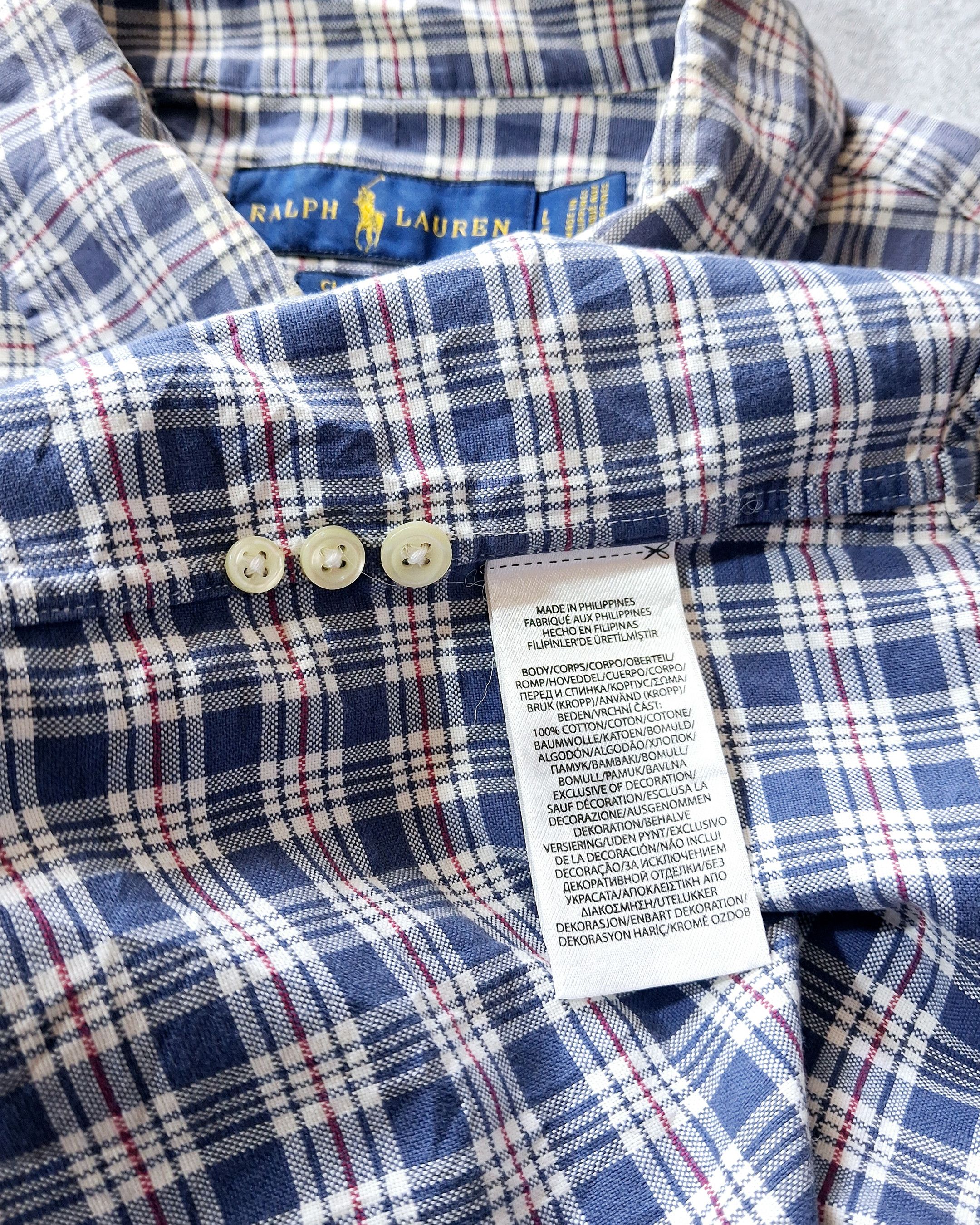 Ralph Lauren RALPH LAUREN PLAID CHECK BUTTON DOWN SHIRT Size US XL / EU 56 / 4 - 8 Thumbnail