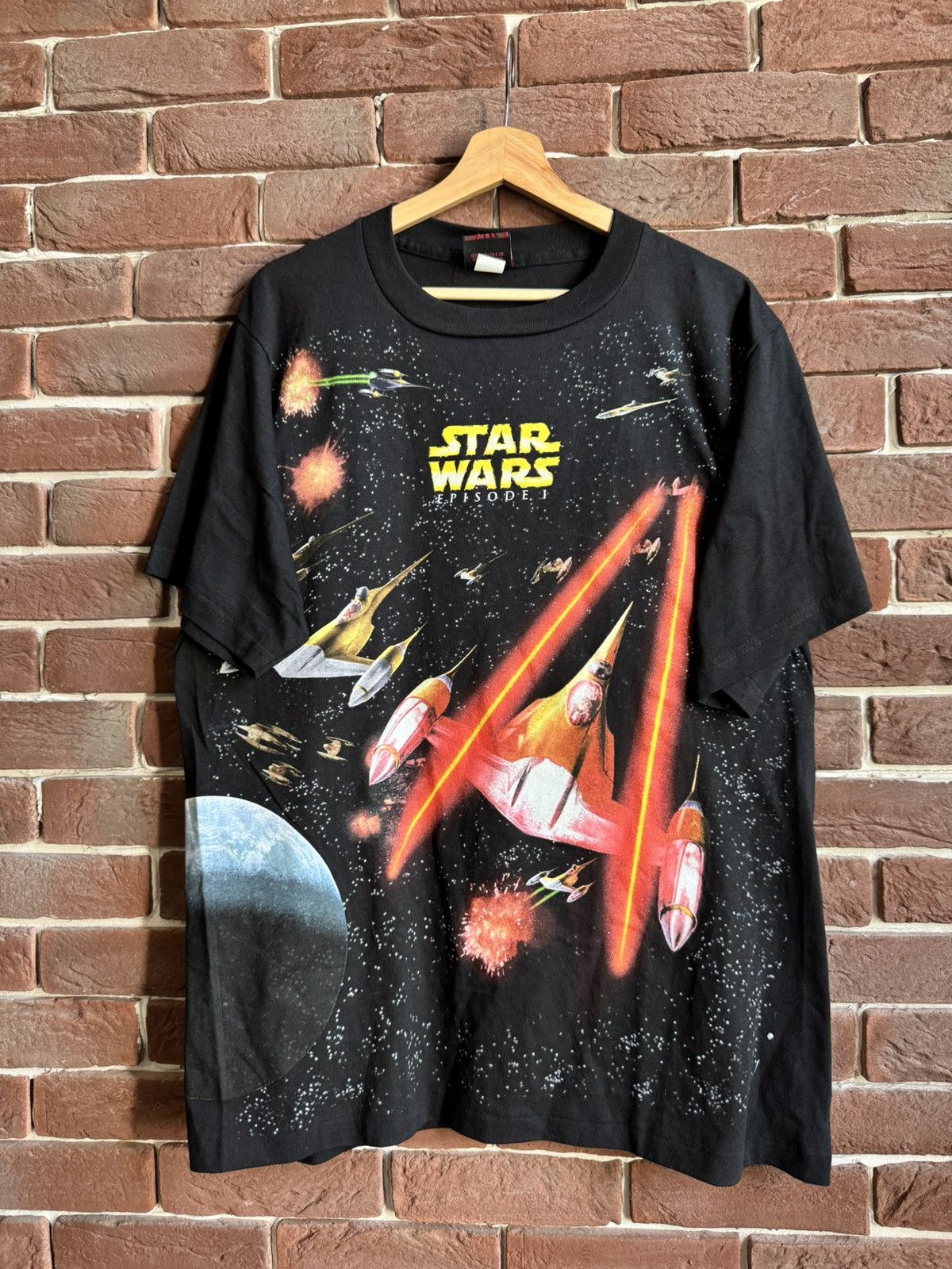Star Wars × Vintage Vintage 90s Star Wars Episode 1 Tee AOP