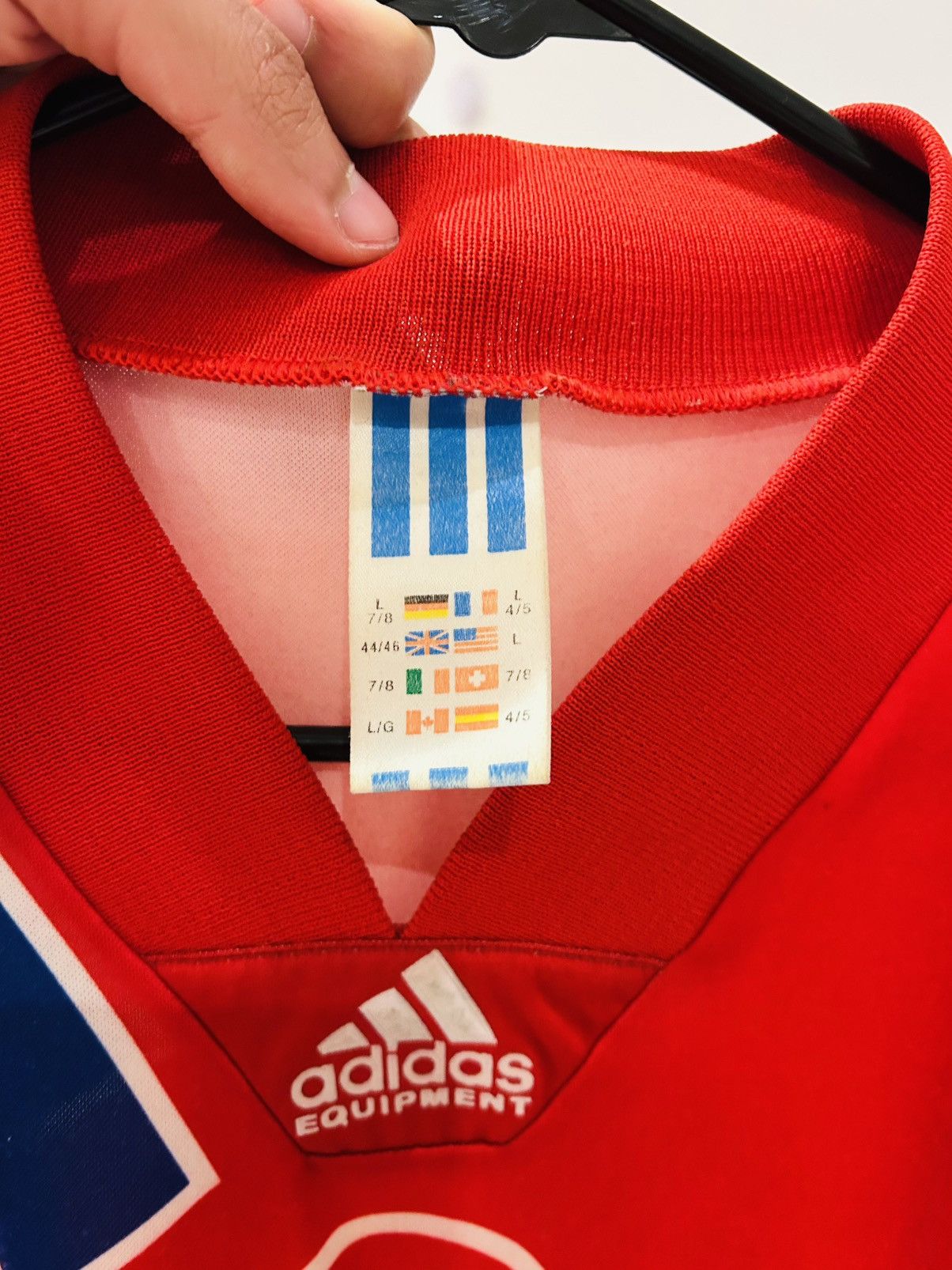 Adidas Fc Bayern Munich 1991/93 home jersey Size US L / EU 52-54 / 3 - 3 Thumbnail