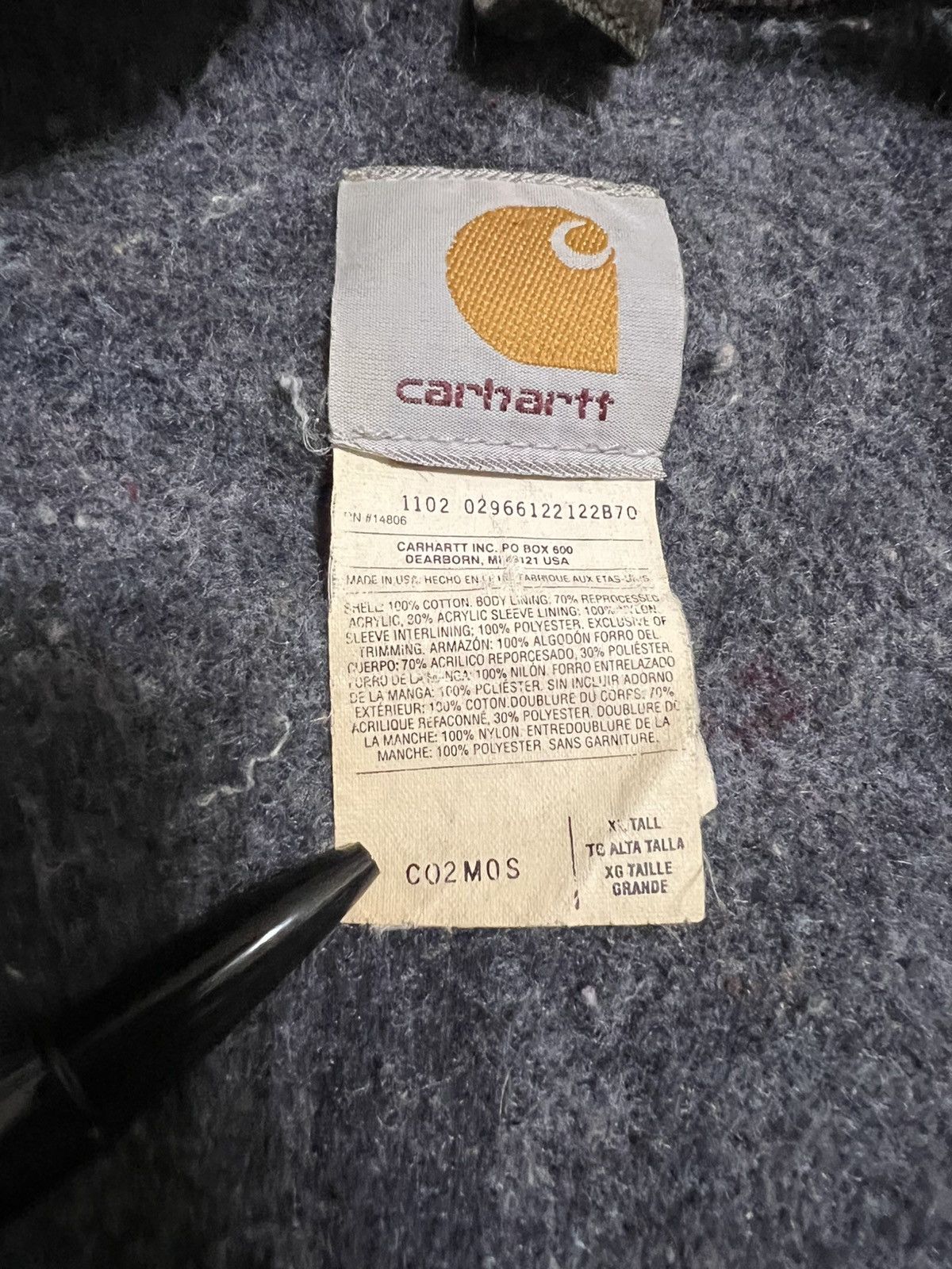 Carhartt Carhartt C02MOS Chore Coat XLT USA Made (Vintage) Size US XL / EU 56 / 4 - 4 Thumbnail