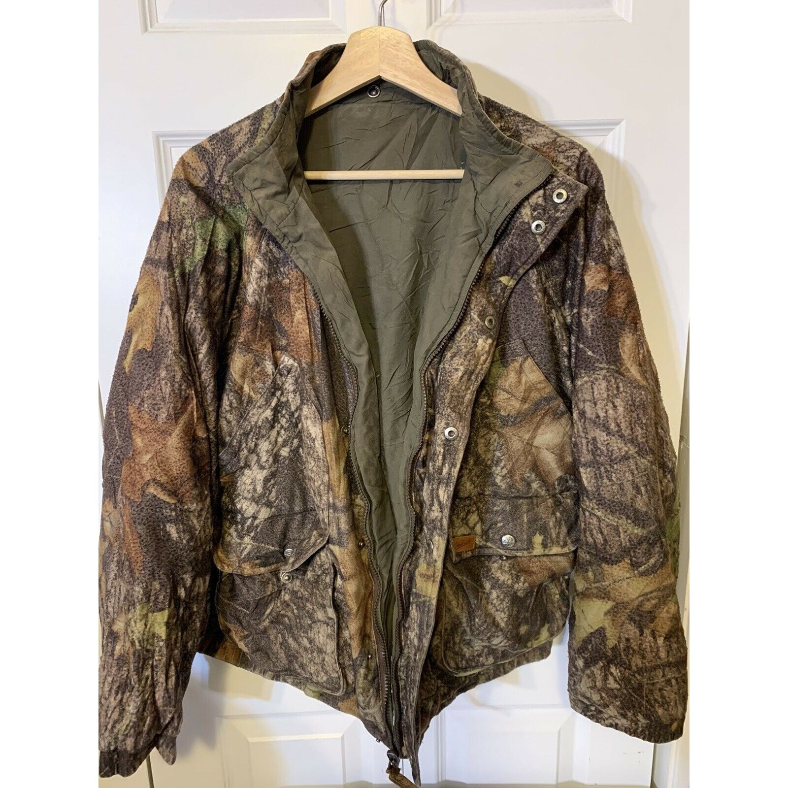 Woolrich Woolen Mills Vtg Woolrich Men's Sz L 42-44 Camo Coat Jacket Hunting Outdo Size US L / EU 52-54 / 3 - 6 Thumbnail