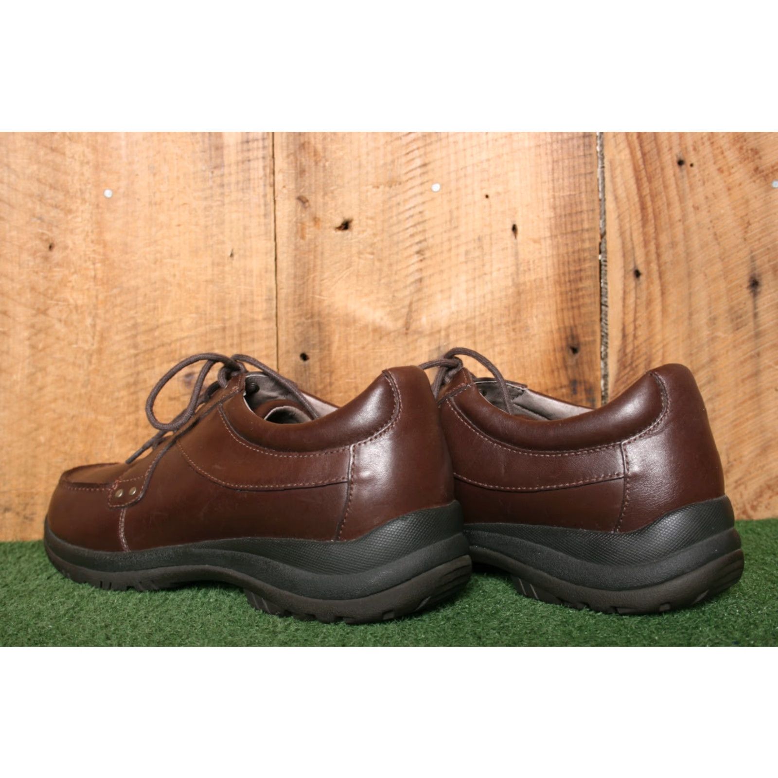 Dansko VINTAGE Dansko Wyatt Oxford Brown Leather Slip Resistant Mens 14.5 EU 48 Shoes Size US 15 / EU 48 - 3 Thumbnail