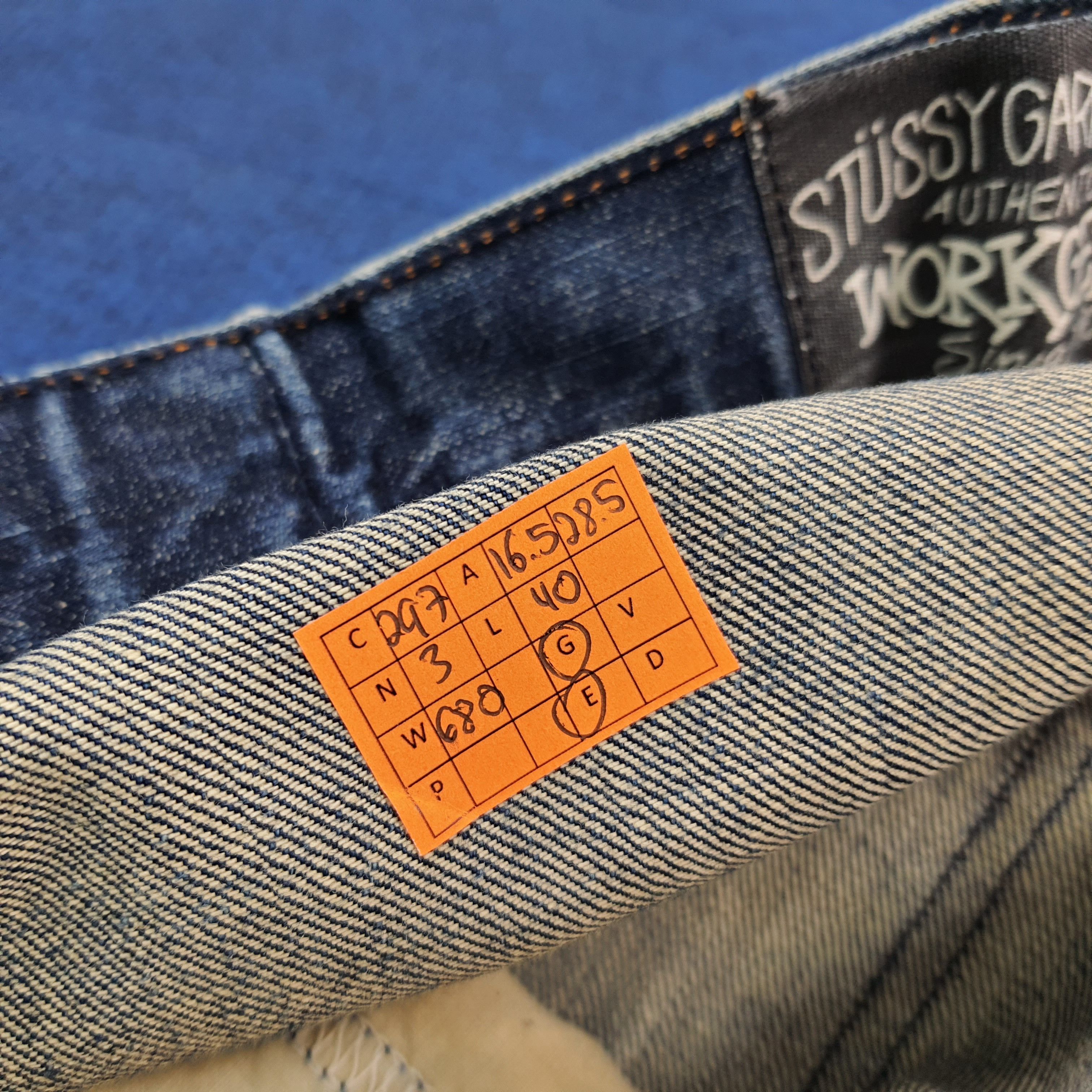 Stussy Vintage Stussy Streetwear Custom Logo Jeans C297N3 Size US 34 / EU 50 - 12 Thumbnail