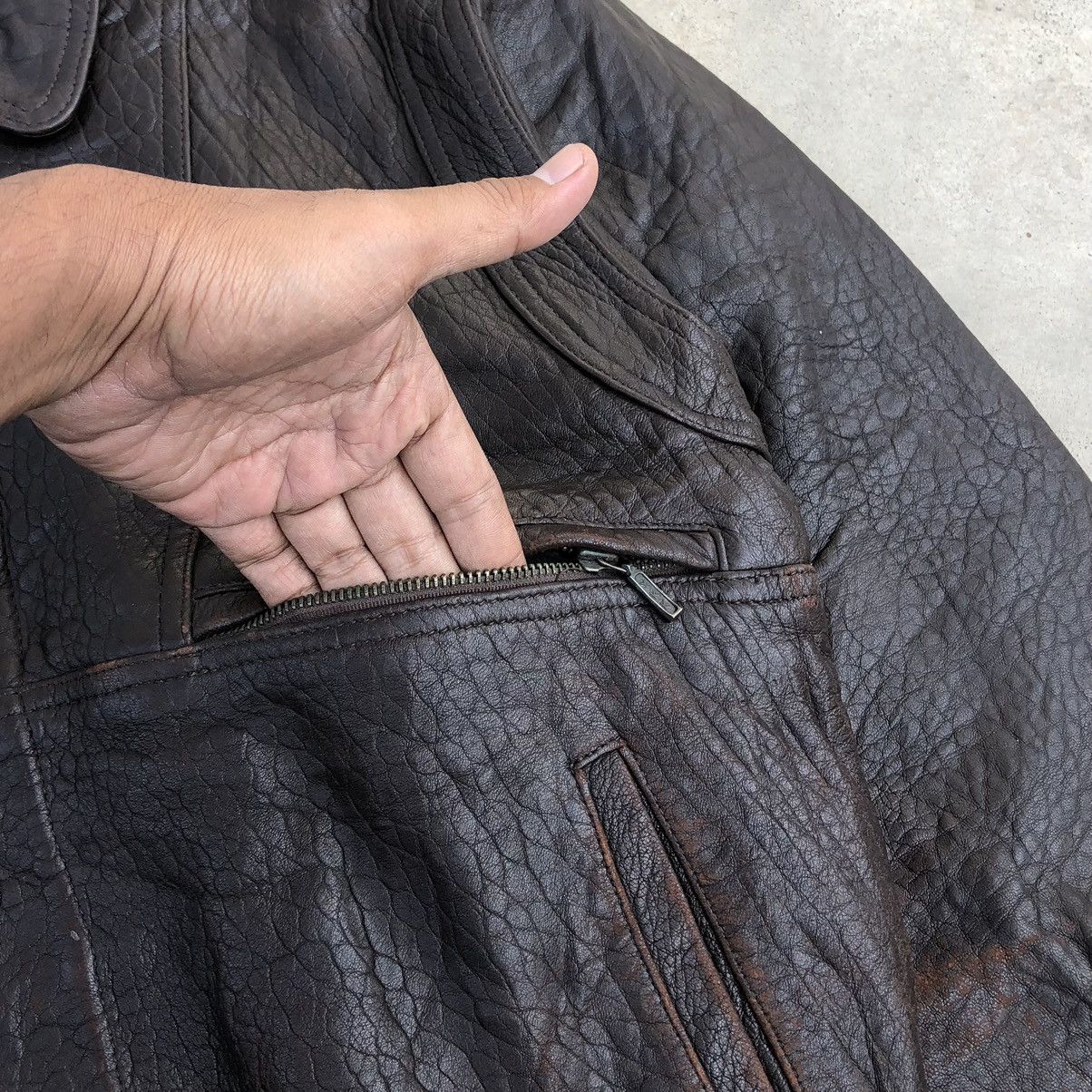 Japanese Brand Vintage Man Mirage Sheepskin Bomber Jacket Size US L / EU 52-54 / 3 - 7 Thumbnail