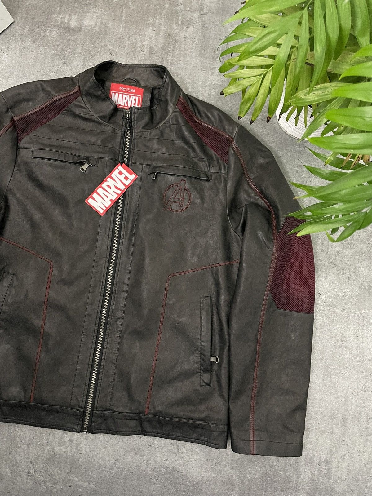 Marvel Comics Marvel Avengers Official Licensed Product Leather Jacket Size US L / EU 52-54 / 3 - 2 Thumbnail